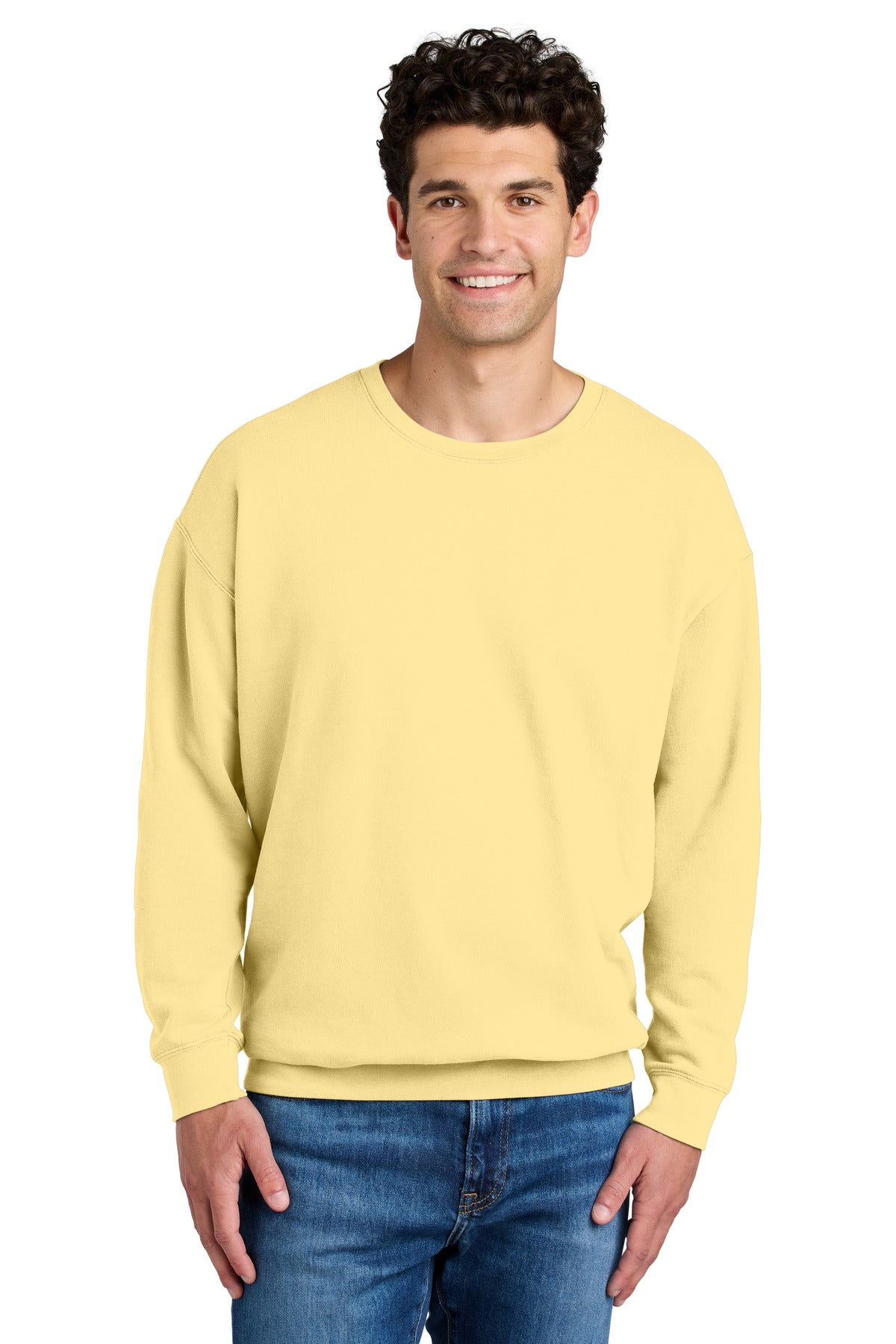 6.4-ounce 100% ring spun US cotton Garment-dyed for a lived- - Butter