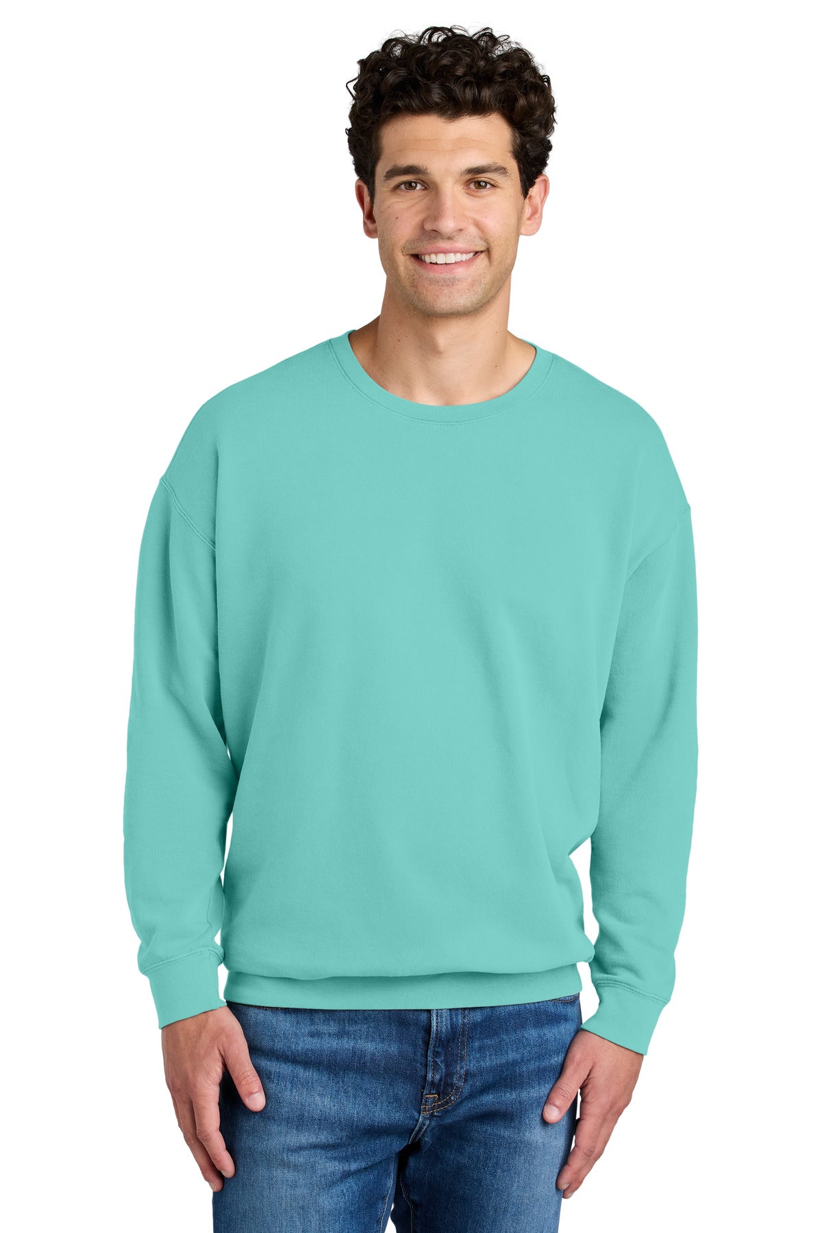 6.4-ounce 100% ring spun US cotton Garment-dyed for a lived- - Chalky Mint