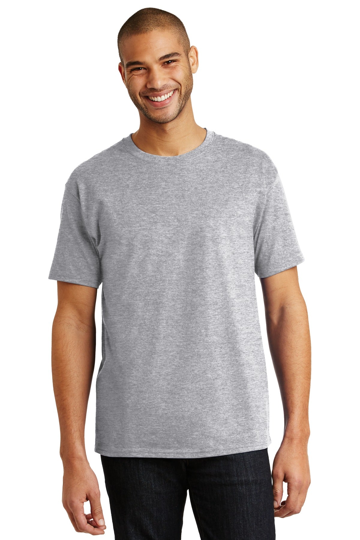 6-ounce 100% cotton 99/1 cotton/poly (Ash)60/40 cotton/poly - Light Steel