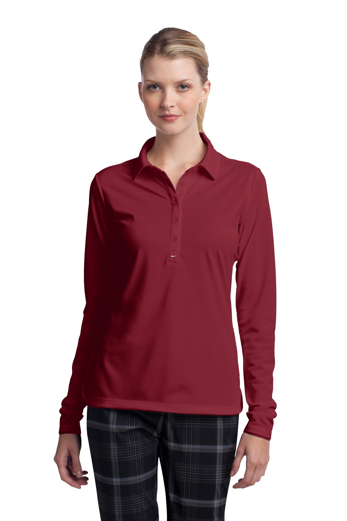 Dri-FIT moisture management technology and stretch fabric ma - Varsity Red