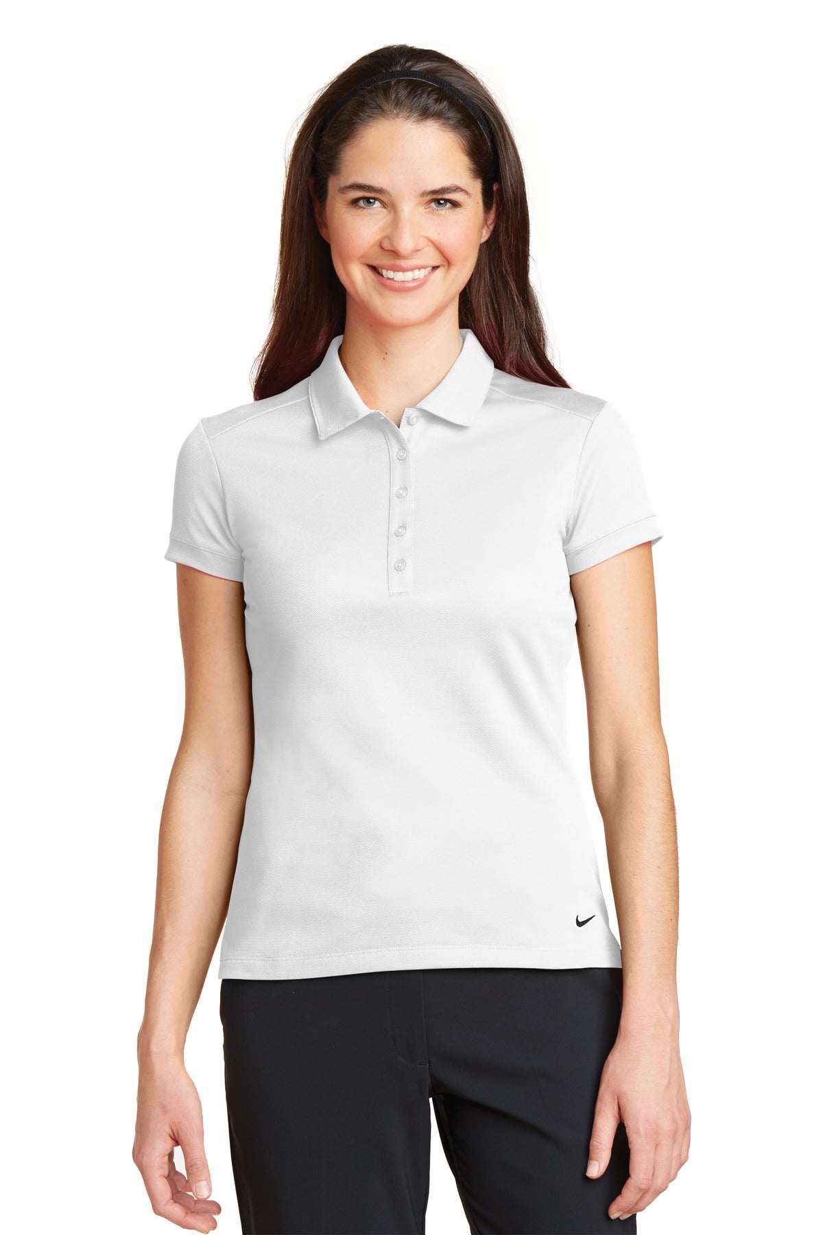Dri-FIT moisture management technology achieves maximum comf - White