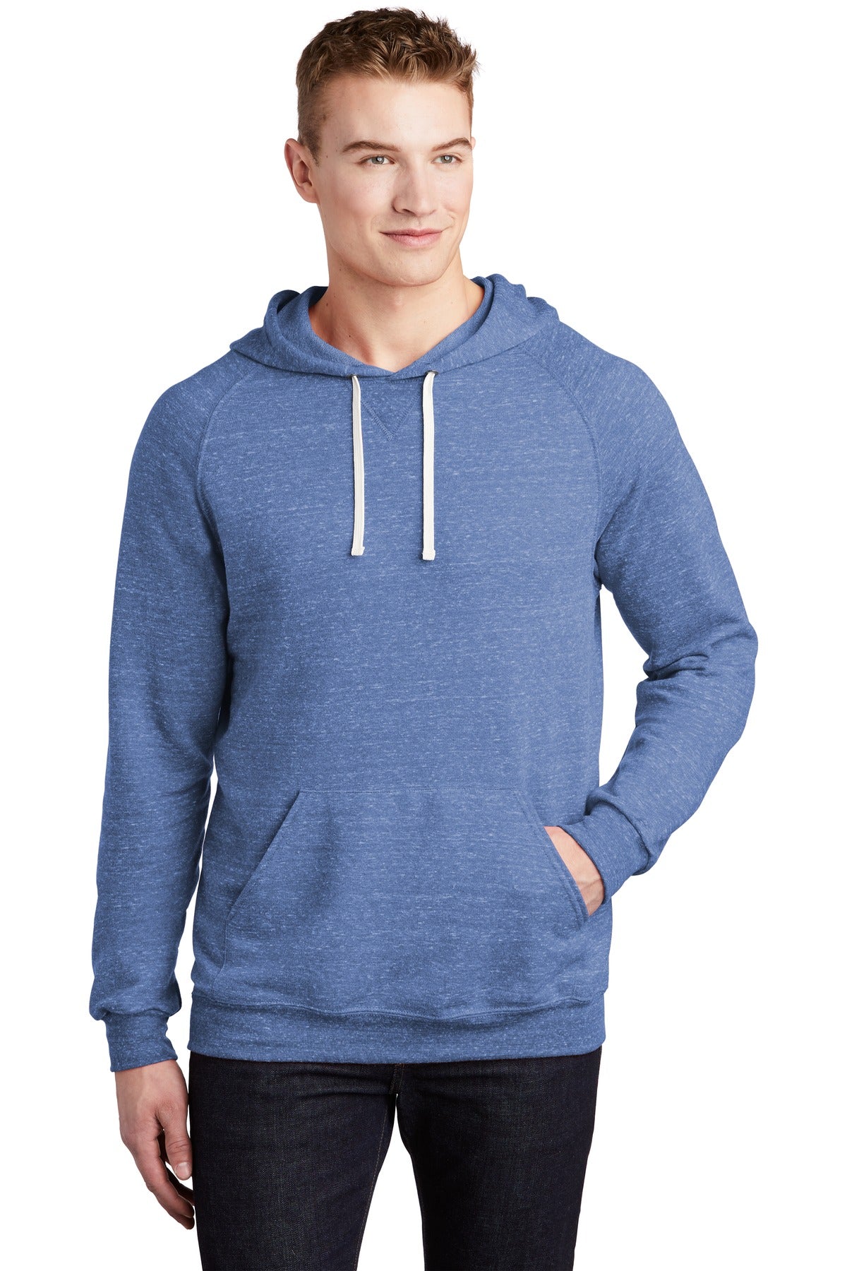7.2-ounce 66/34 poly/ring spun cotton French terry Classic f - Royal