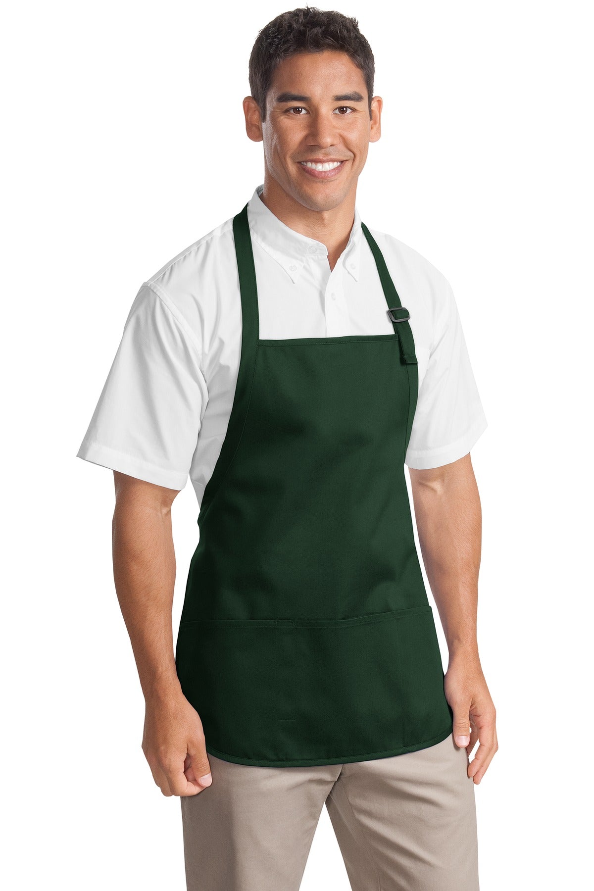 This versatile apron offers stain-release protection.7-ounce - Hunter