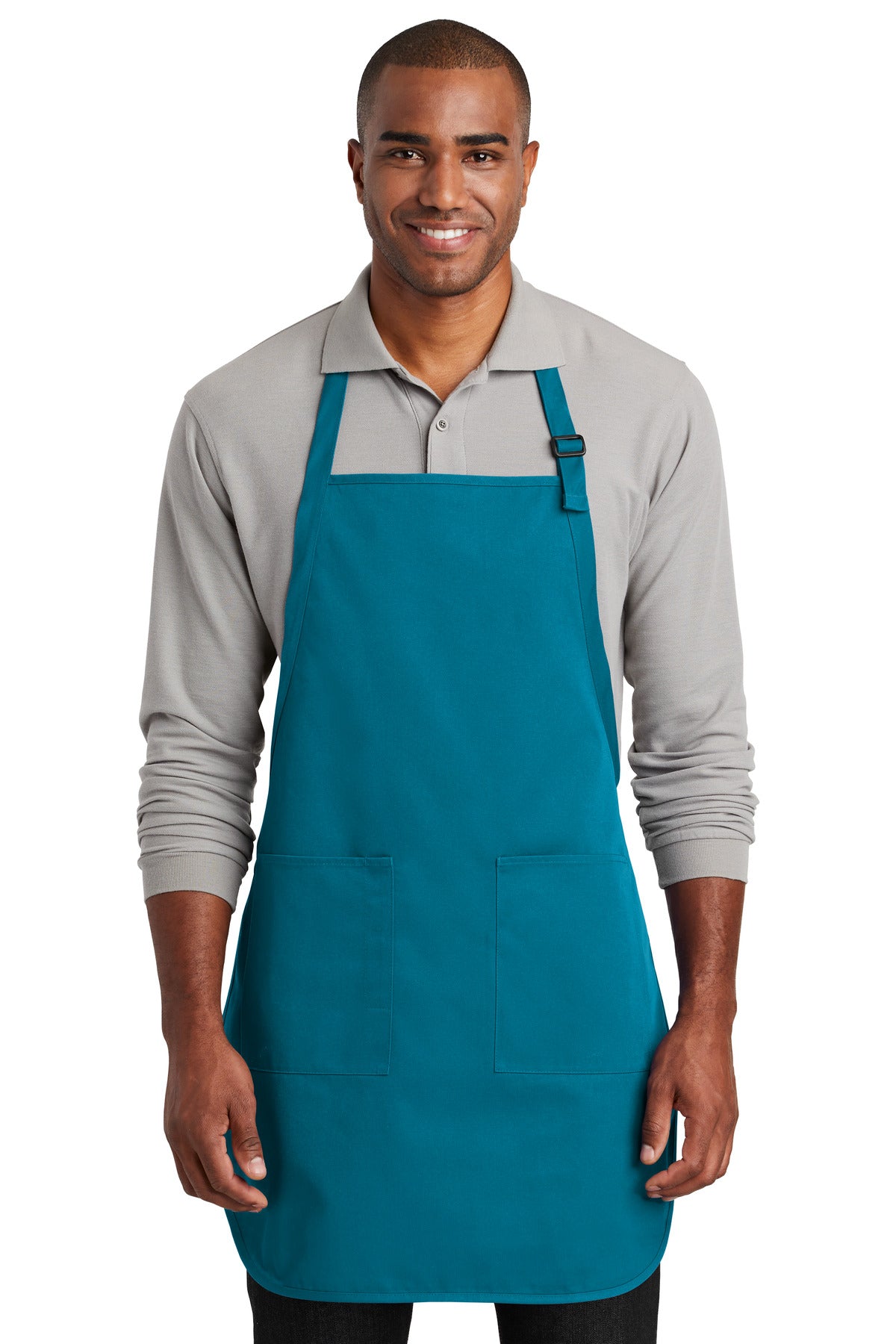 This durable full-length apron provides ample coverage and h - Sapphire