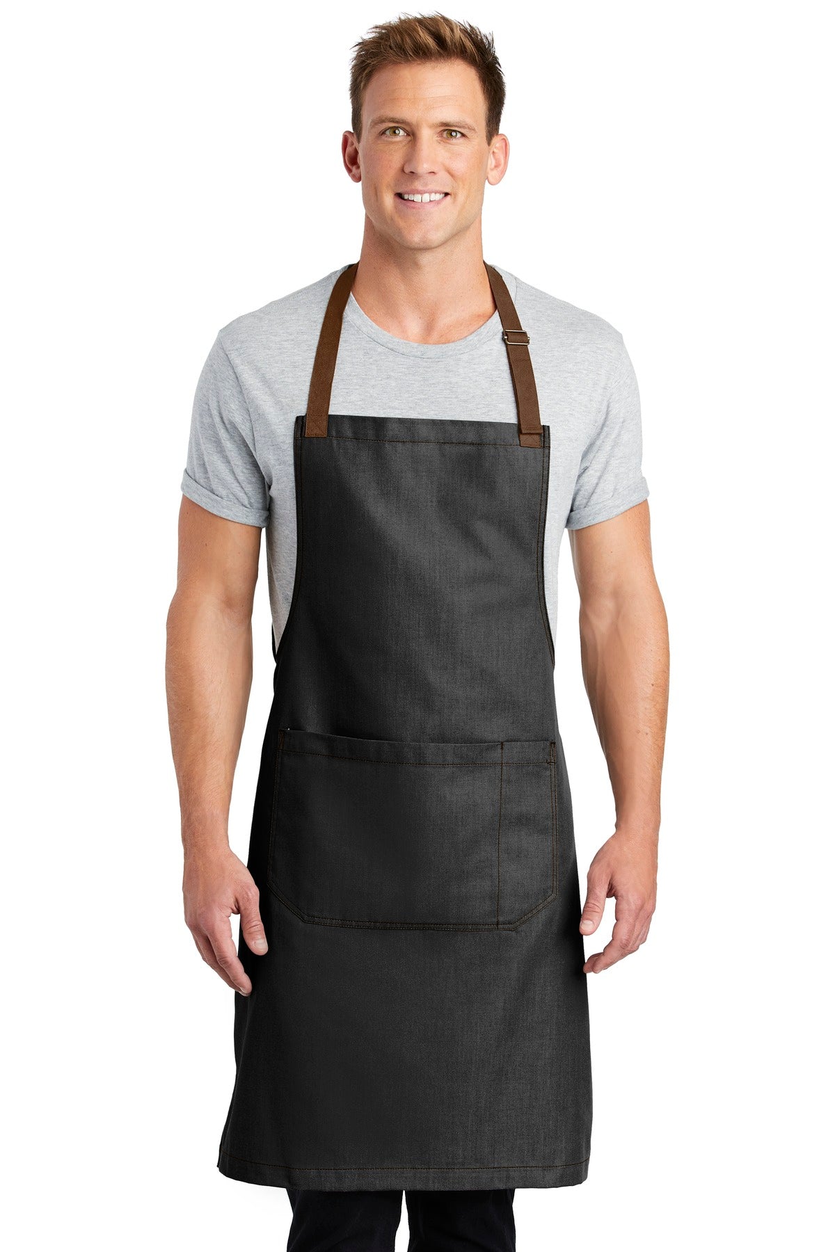 Craftsman styling creates a signature look in this apron tha - Dark Midnight
