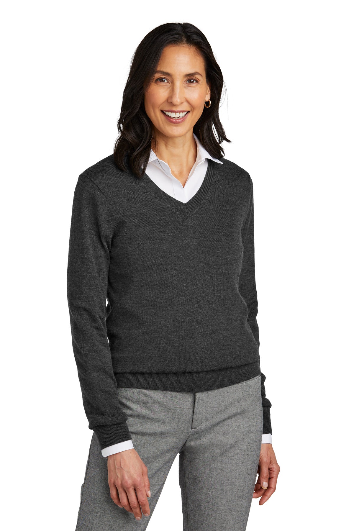 Quality and craftsmanship meet timeless design in a V-neck s - Windsor Grey Heather