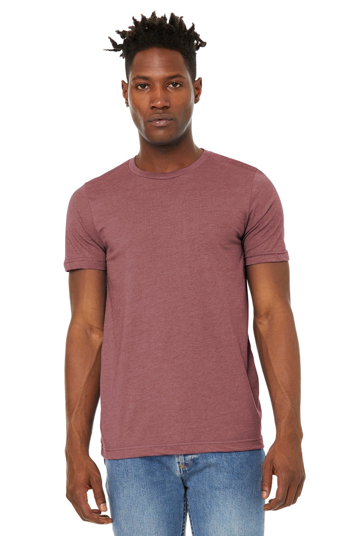 Retail fit Tear-away label Side seamed Shoulder taping 4.2-o - Heather Mauve