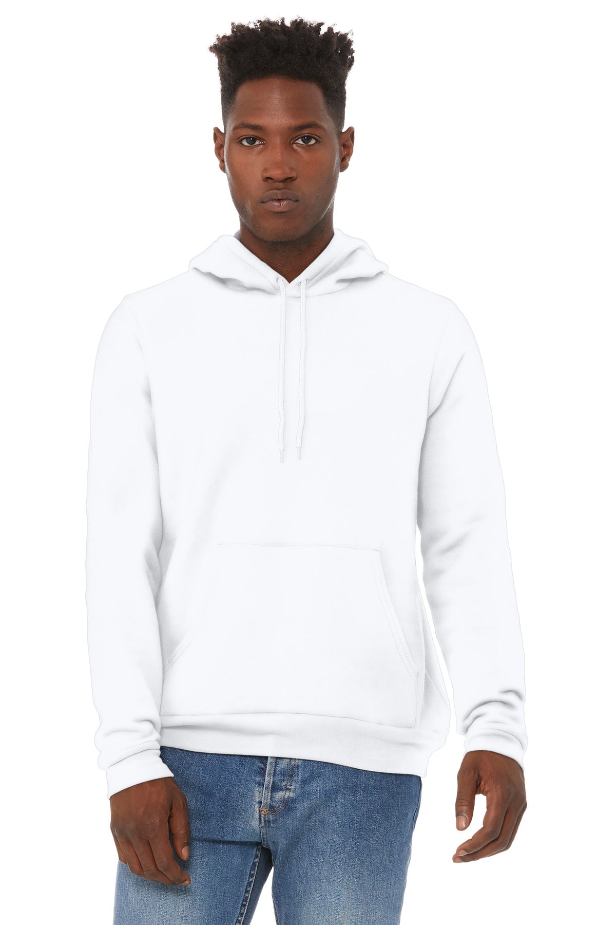Retail fit Tear-away label White drawcords Side seamed Kanga - White