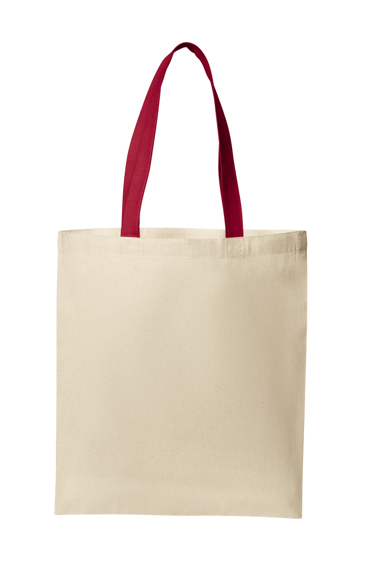 Port Authority® Core Cotton To-Natural/ Deep Red
