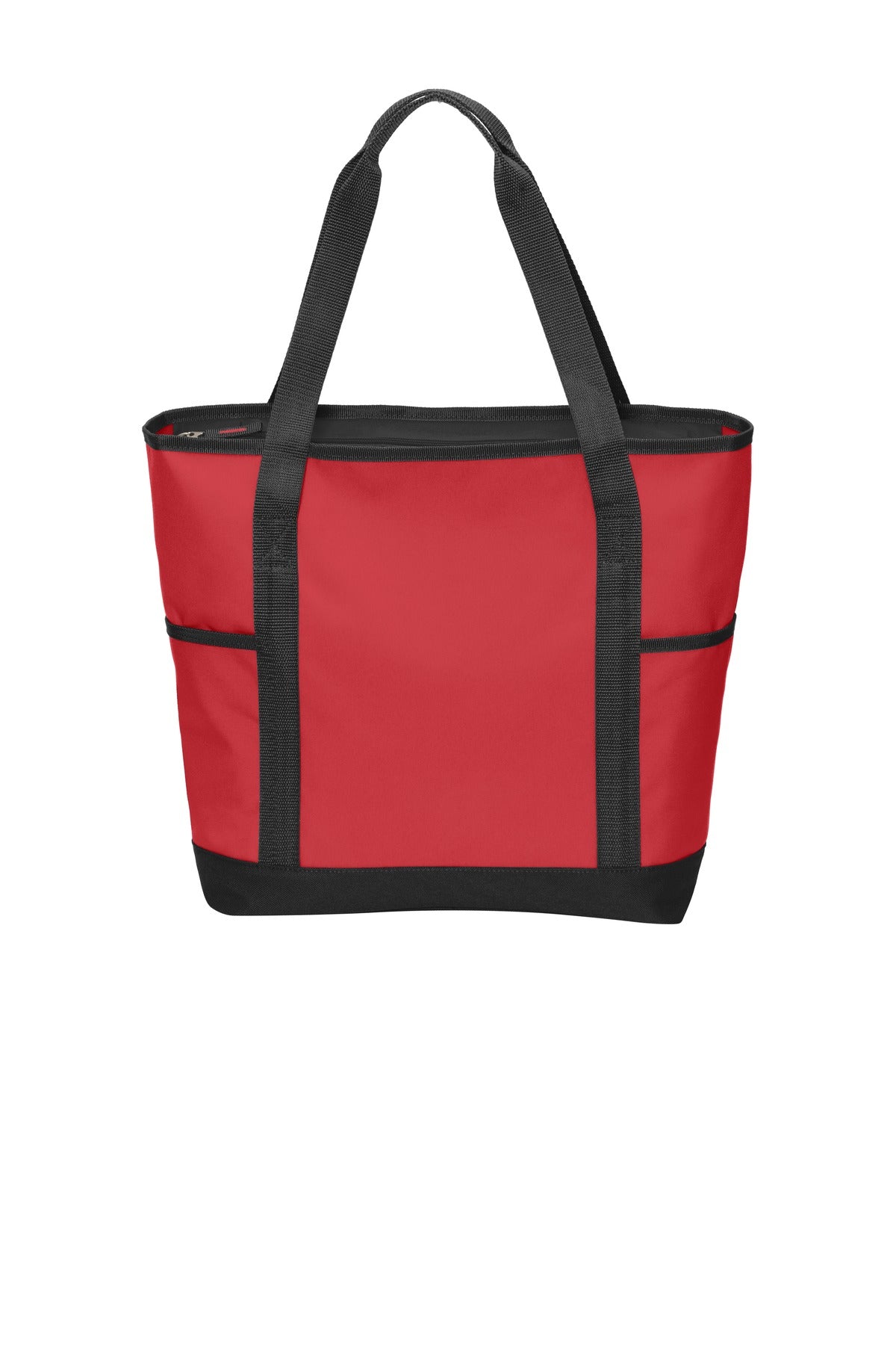 Port Authority® On-The-Go Tote-Chili Red/ Black