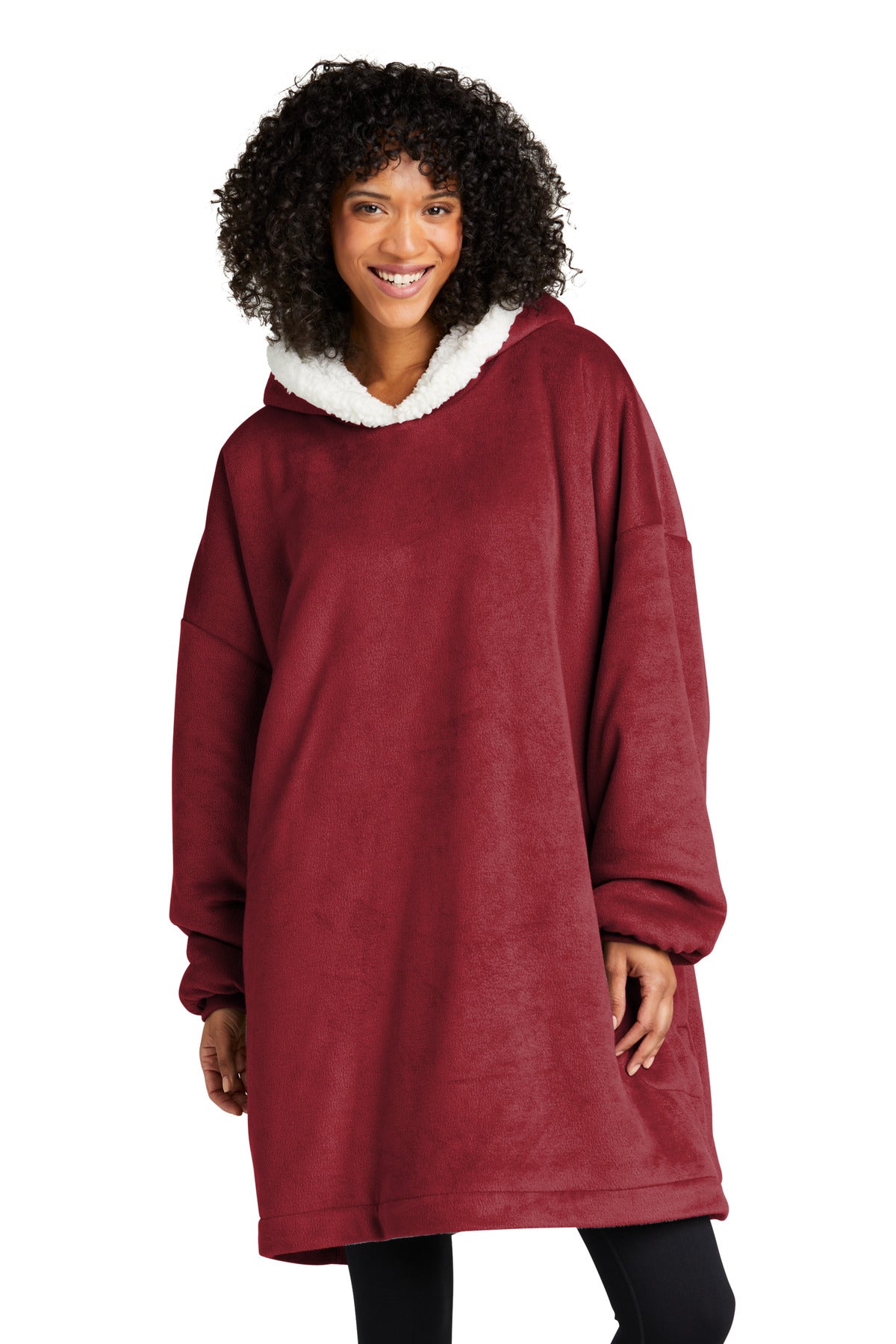 Wrap yourself up in the blanket you can wear! This oversized - Red Rhubarb
