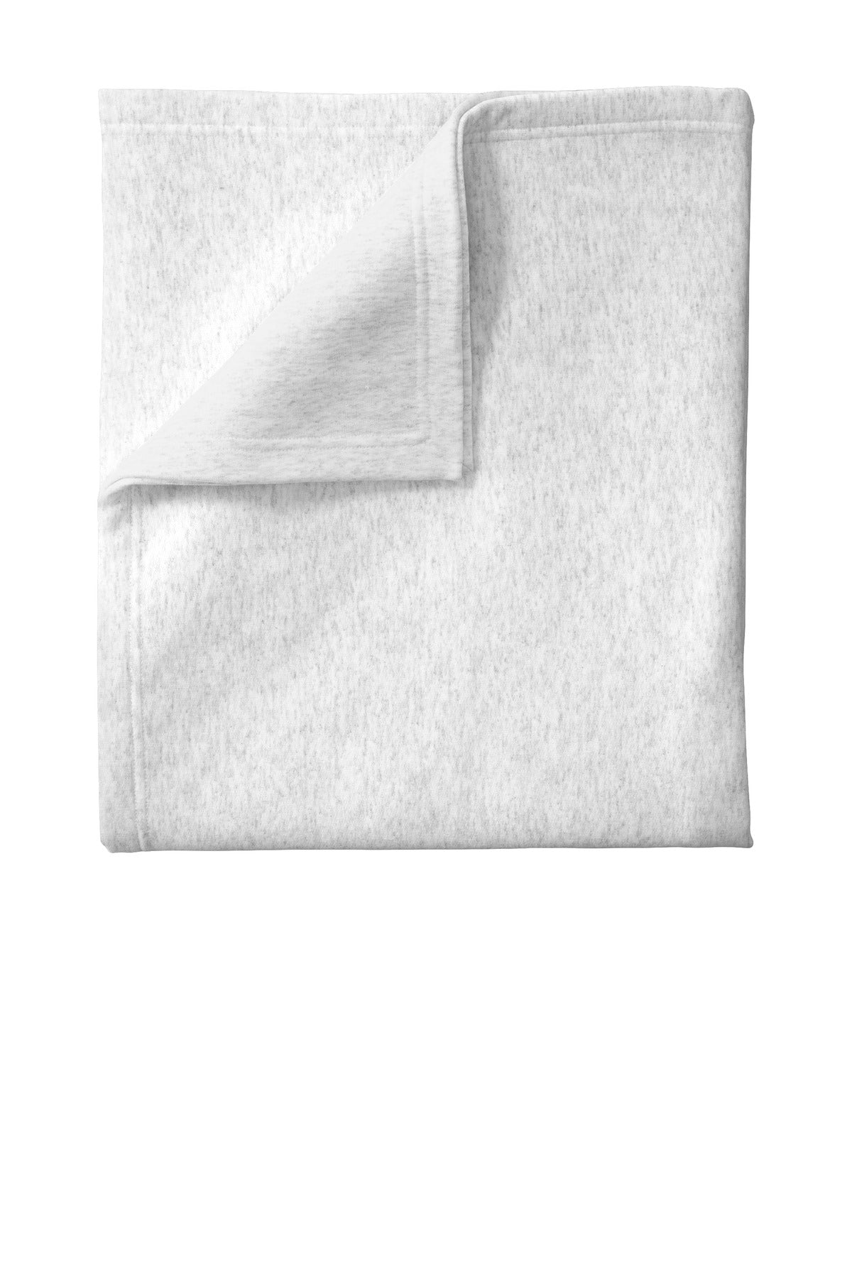 This classic fleece blanket is soft and warm and color-coord - Ash