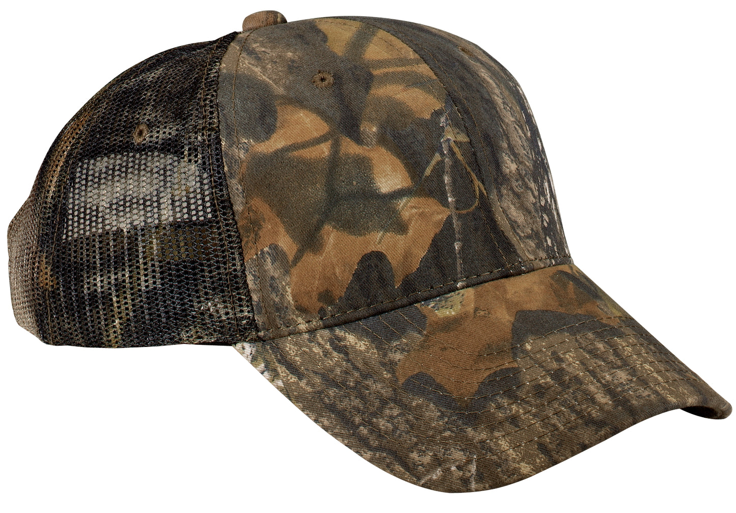 Popular print and style preferred by outdoor enthusiasts everywhere. Mesh back for breathability.Fab