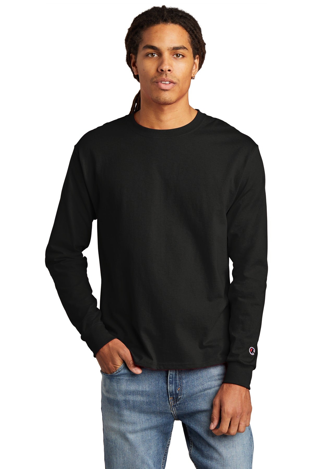 5.2-ounce 100% cotton 99/1 cotton/poly (Ash) 90/10 cotton/po - Black