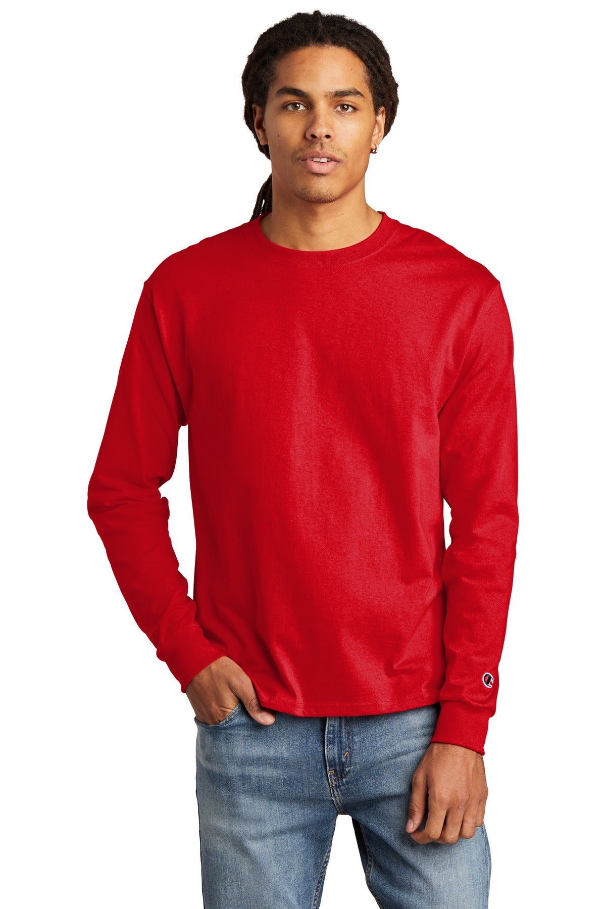 5.2-ounce 100% cotton 99/1 cotton/poly (Ash) 90/10 cotton/po - Red