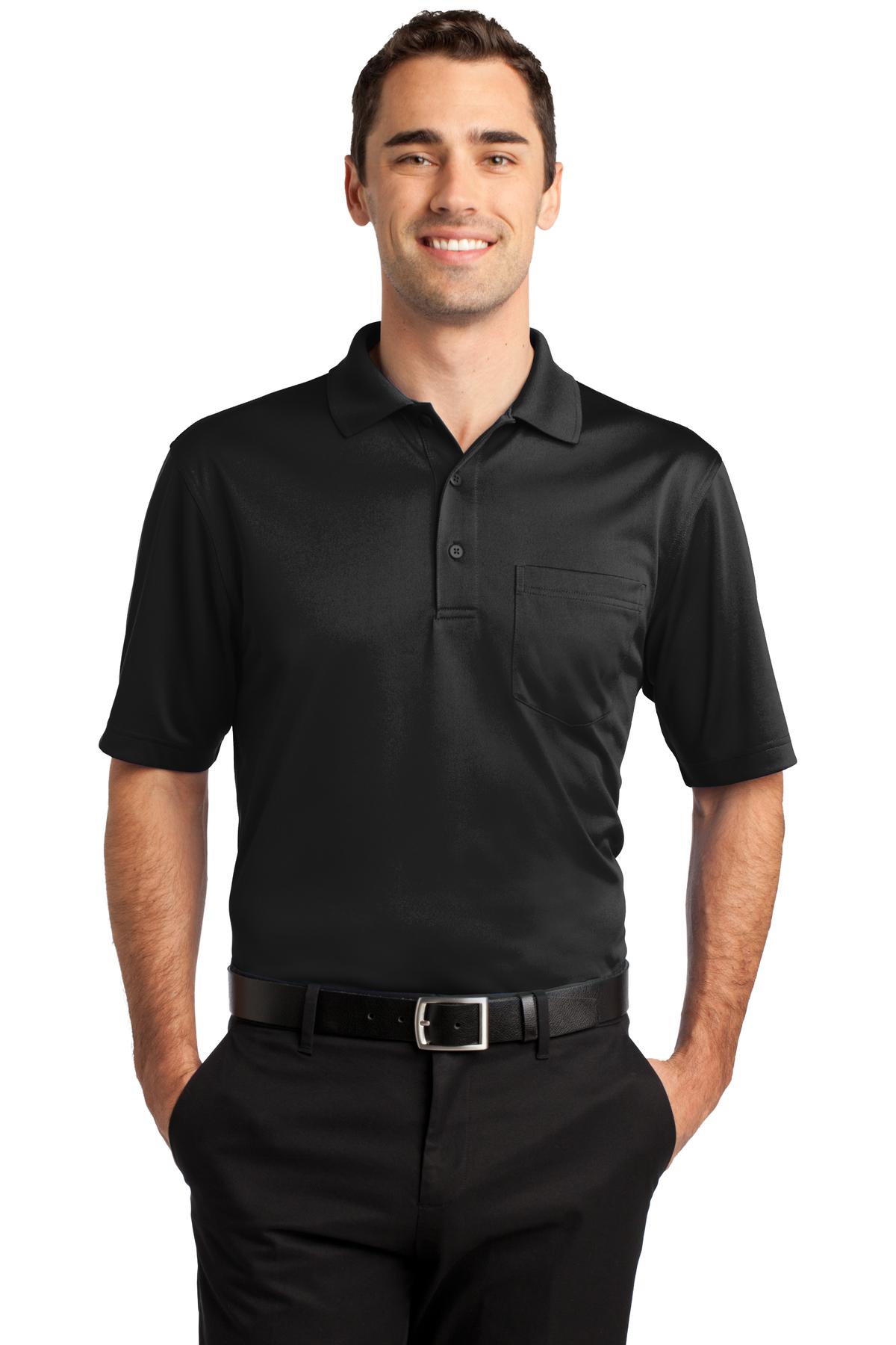 Made to work this high-performance polo can handle whatever - Black