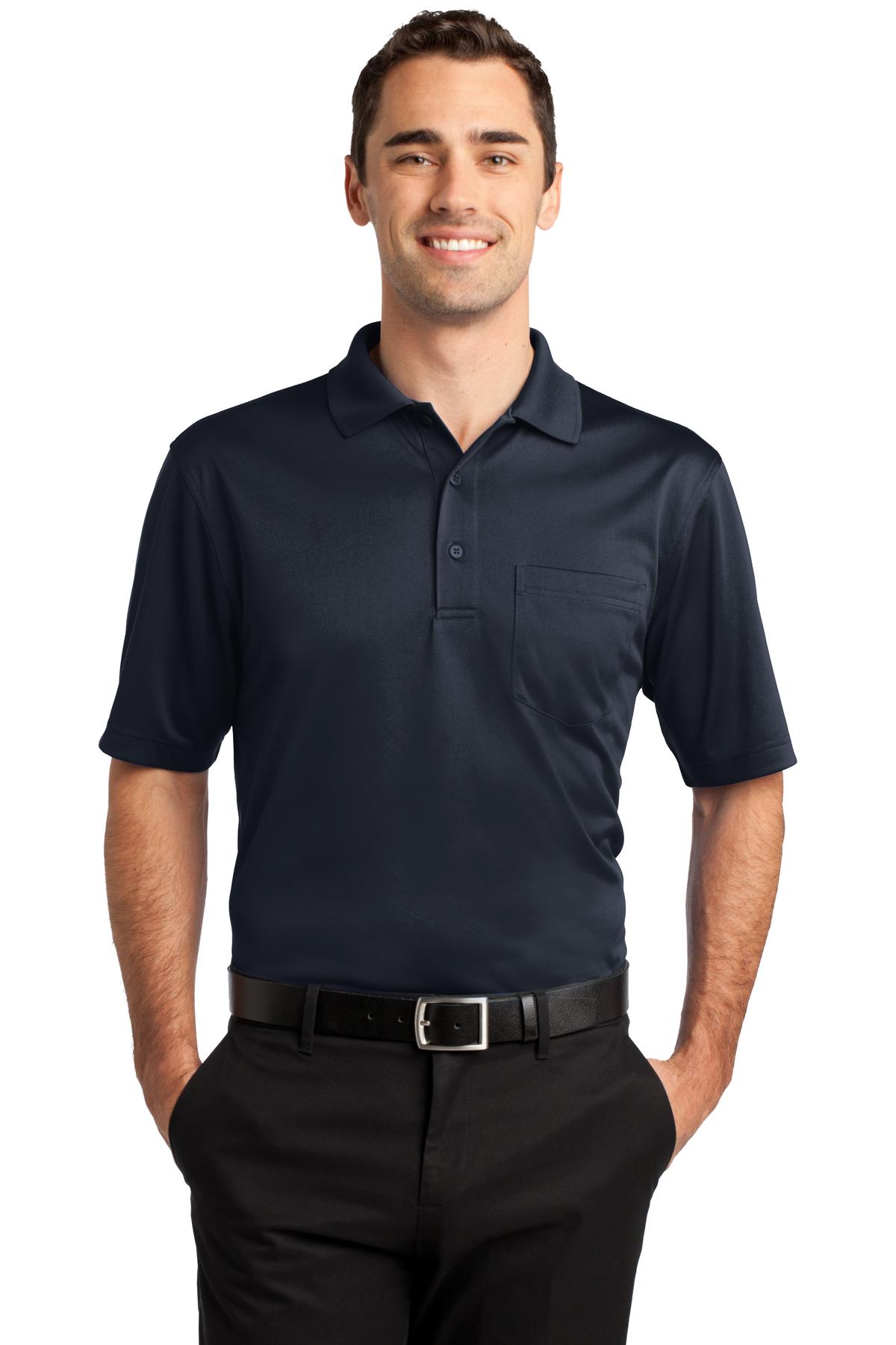 Made to work this high-performance polo can handle whatever - Dark Navy