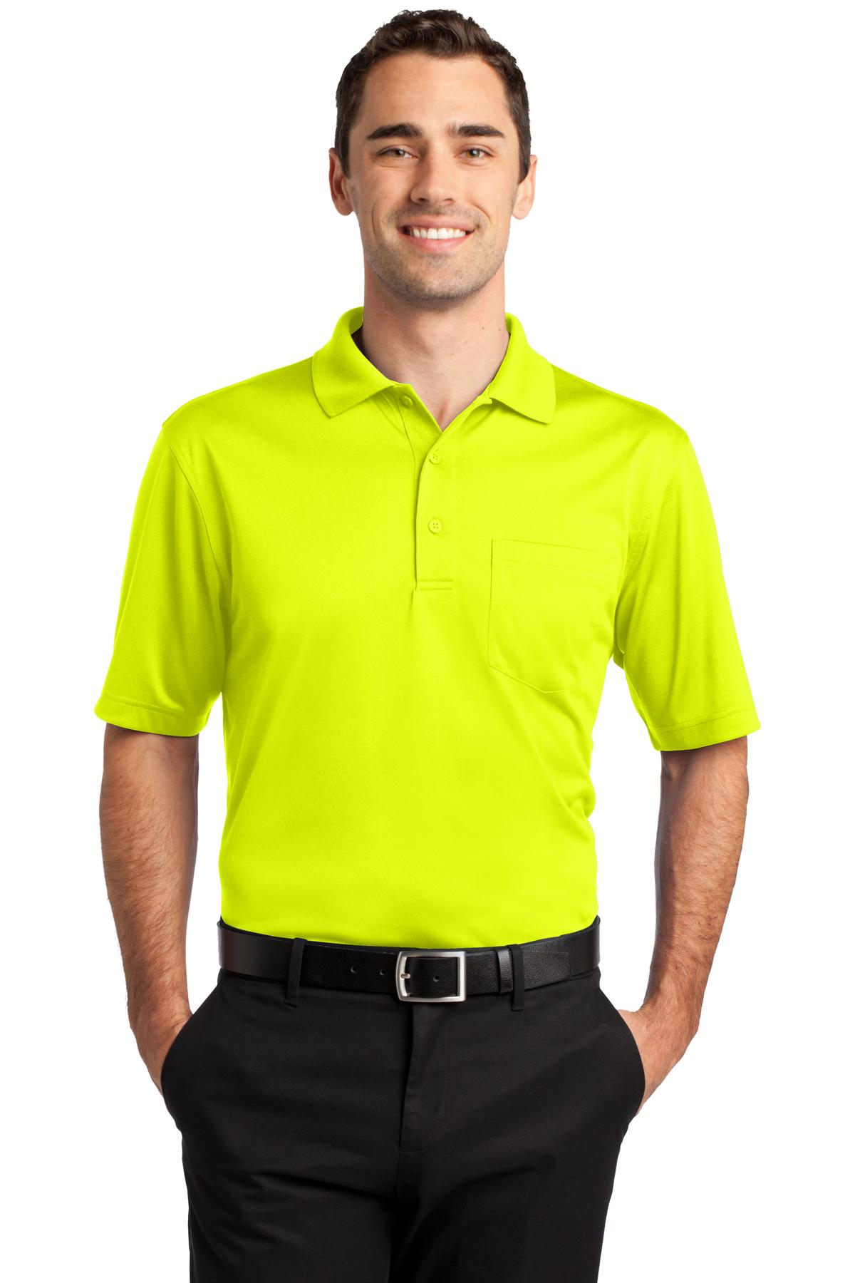 Made to work this high-performance polo can handle whatever - Safety Yellow