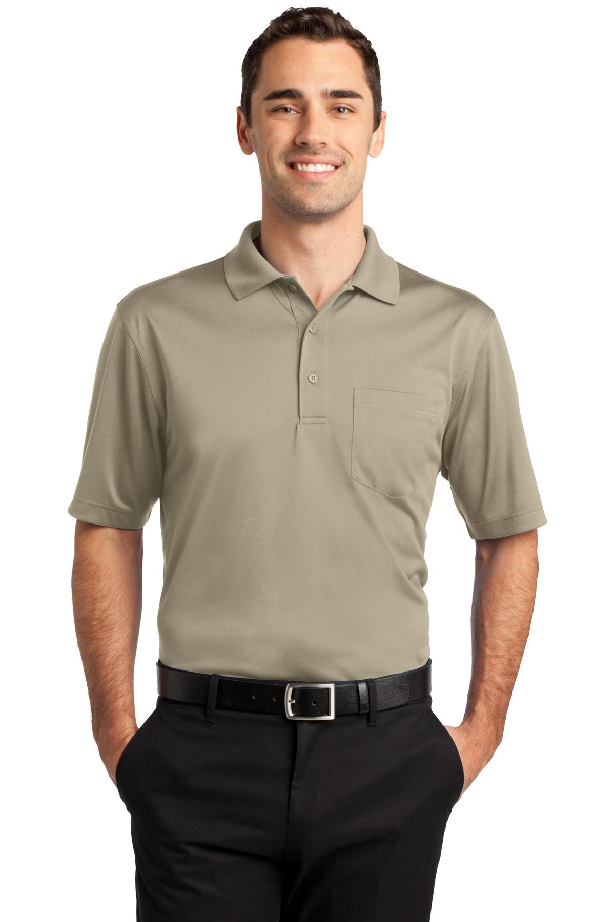 Made to work this high-performance polo can handle whatever - Tan