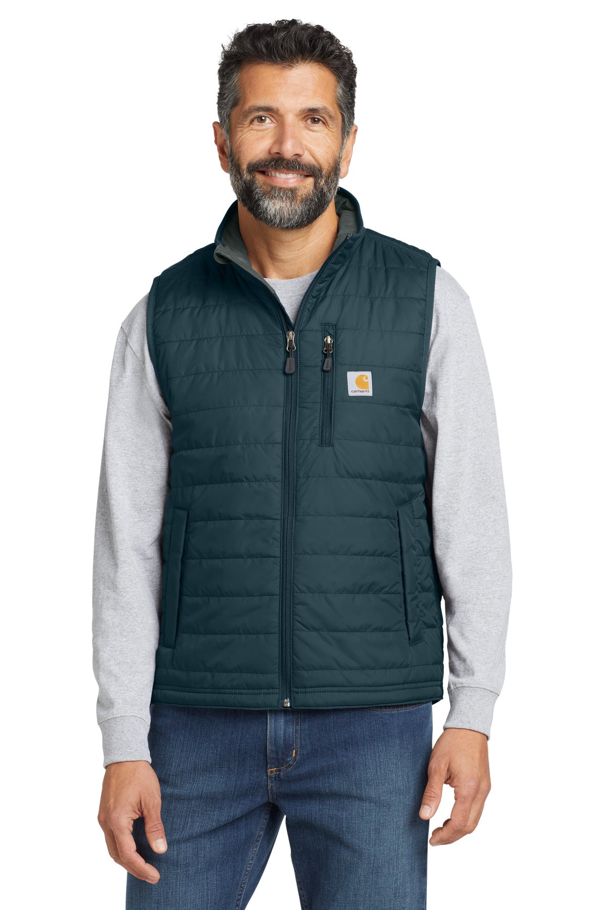 When it's just cold enough to call for core warmth this insu - Navy