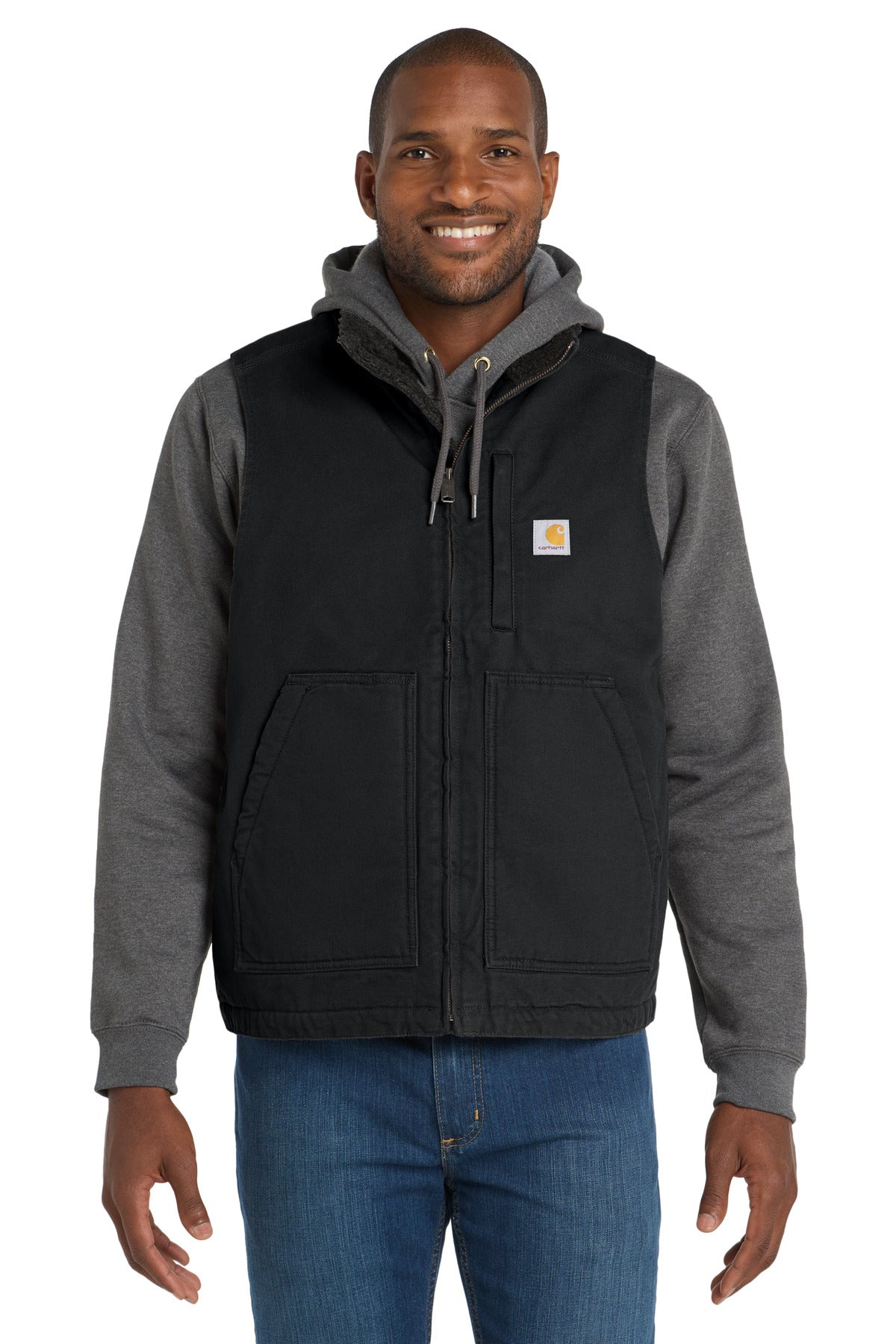 Carhartt Sherpa-Lined Mock Neck Vest CT104277 – Logo Unlimited
