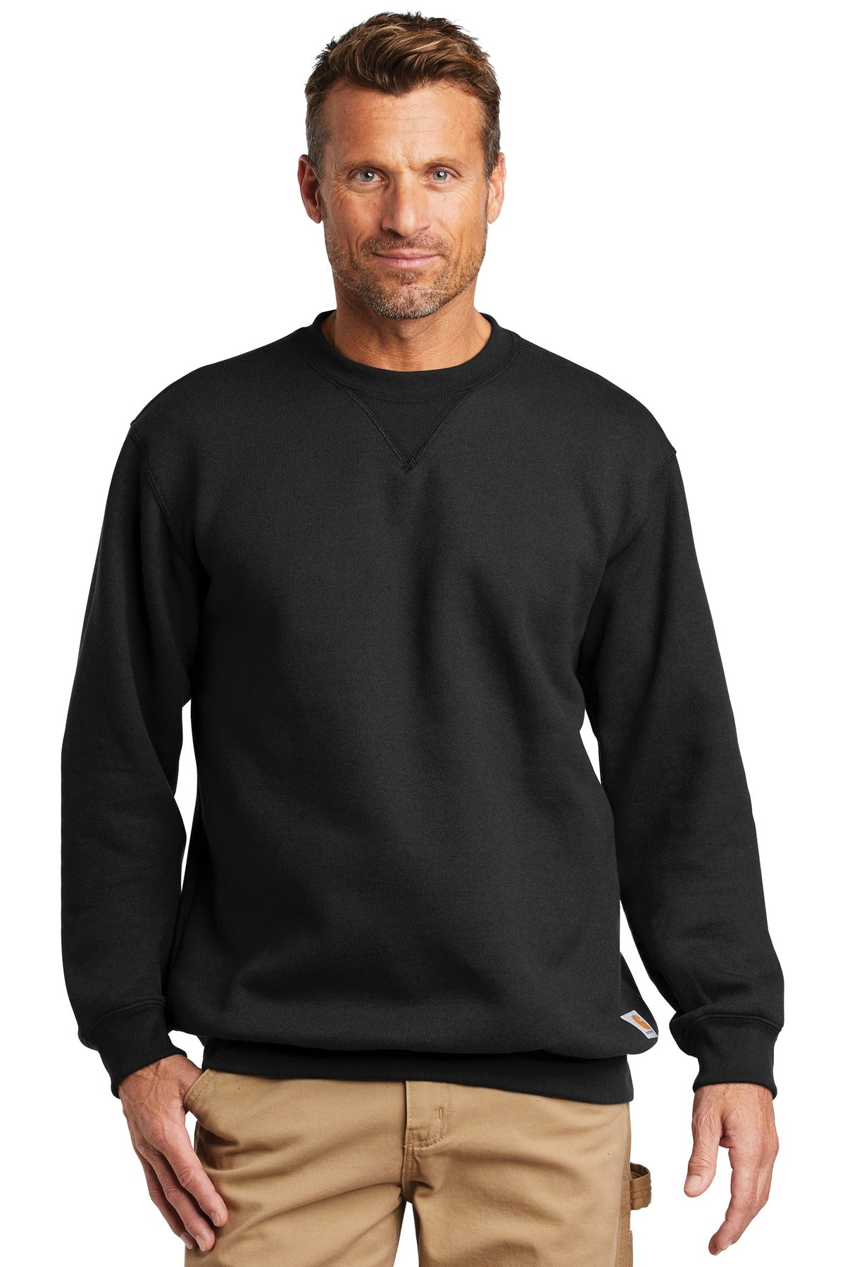 A comfortable layer for when the temperature drops this swea - Black