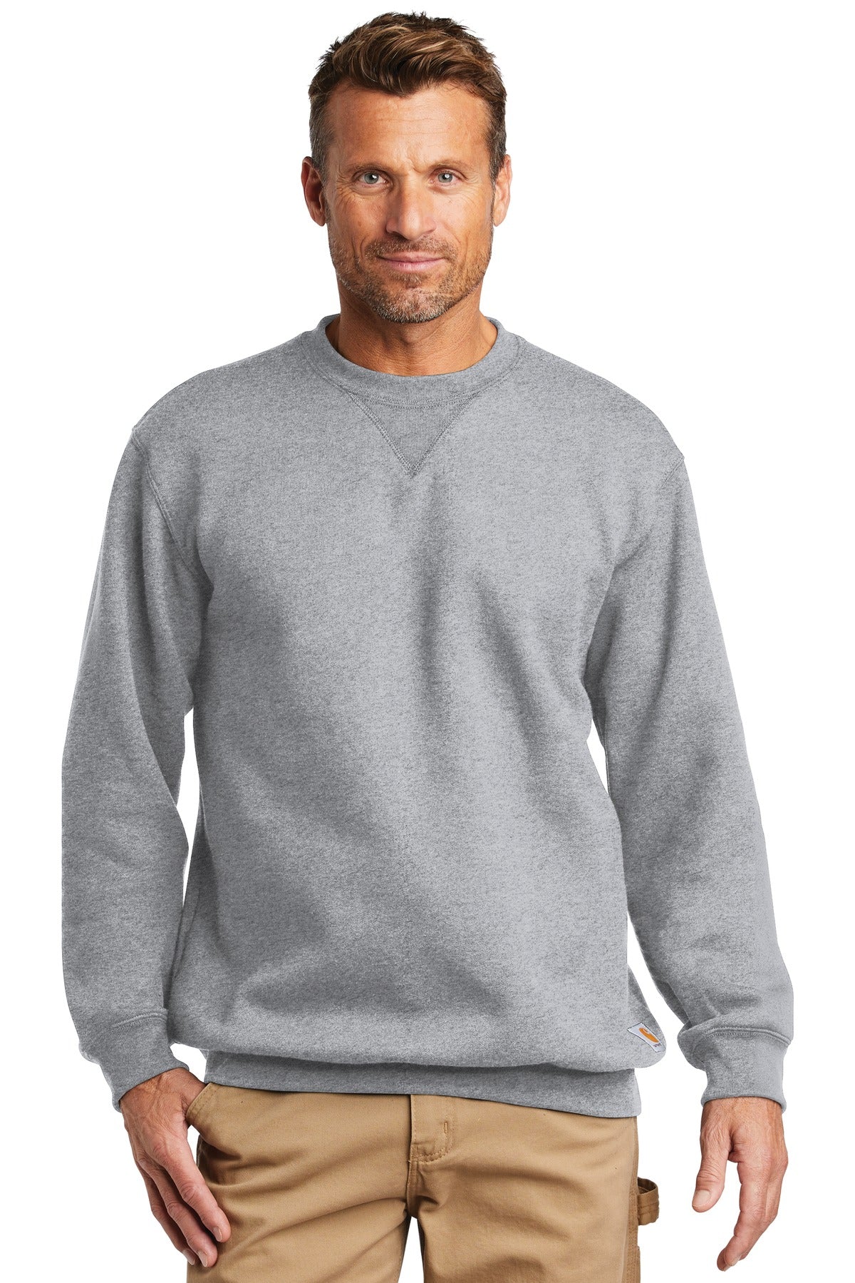 A comfortable layer for when the temperature drops this swea - Heather Grey