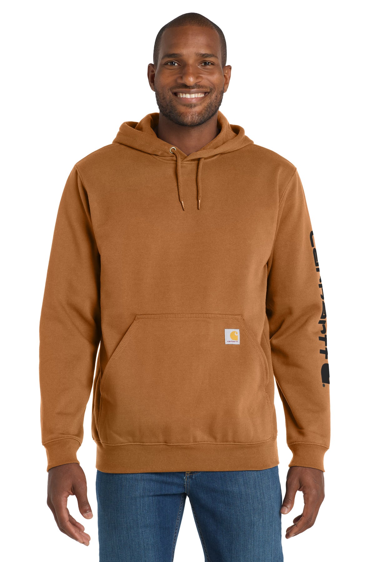 Show your Carhartt pride in this versatile layerable sweatsh - Carhartt Brown