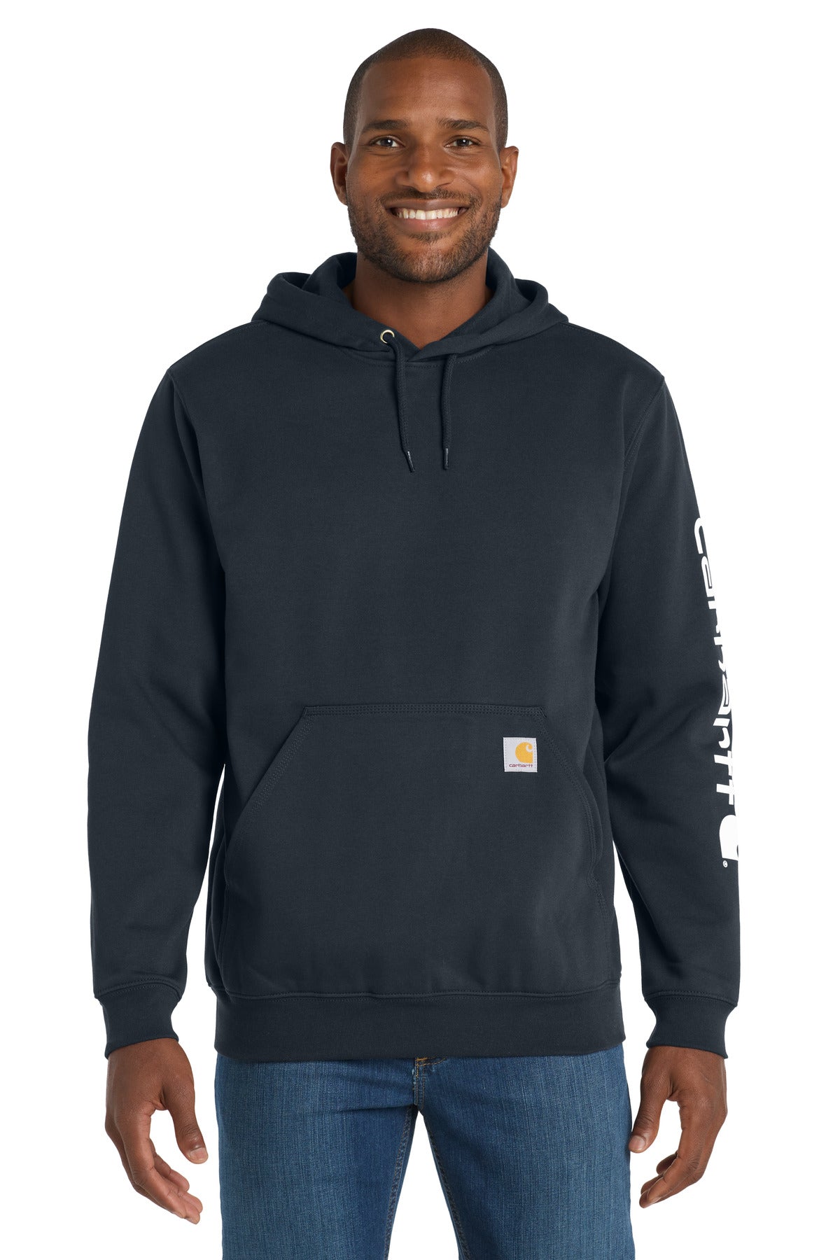 Show your Carhartt pride in this versatile layerable sweatsh - New Navy