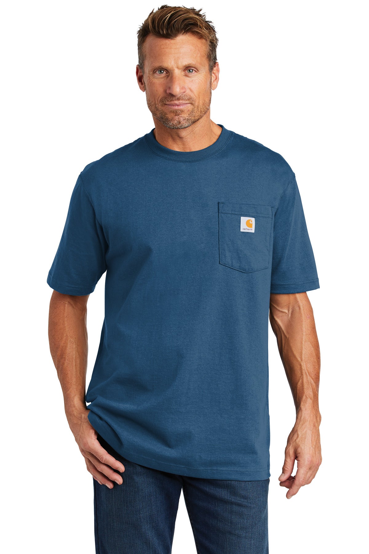 Carhartt's bestselling no-quit original work shirt. A classi - Stream Blue