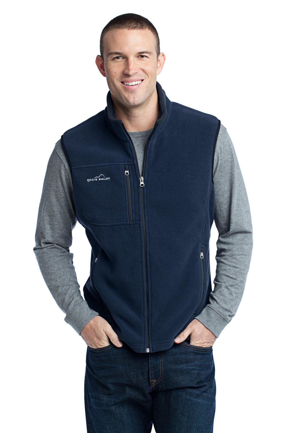 Ward off early morning chills by insulating your core with t - River Blue Navy