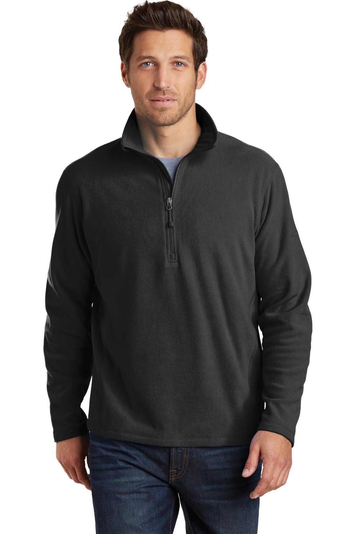 Warmth and comfort-without the bulk. With flatlock stitching - Black