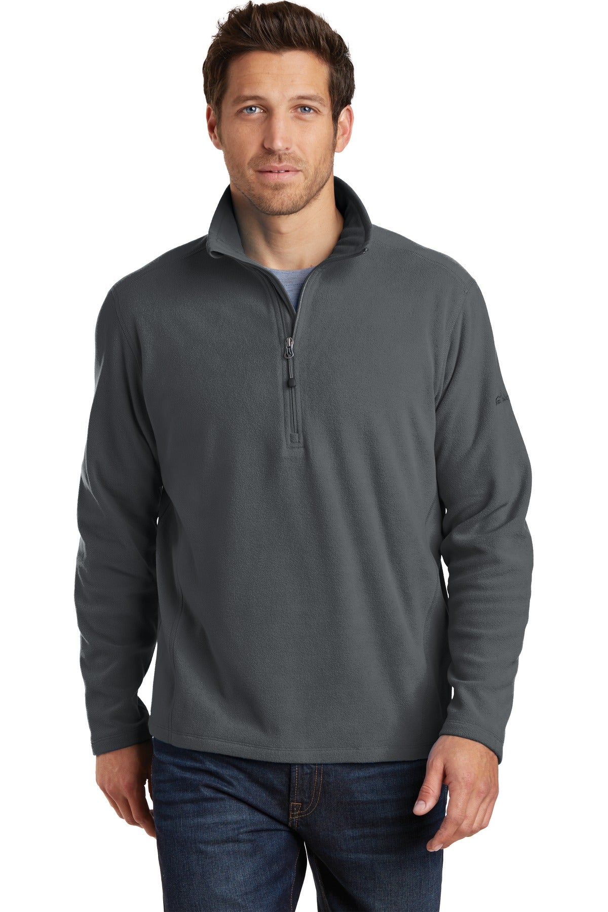 Warmth and comfort-without the bulk. With flatlock stitching - Grey Steel