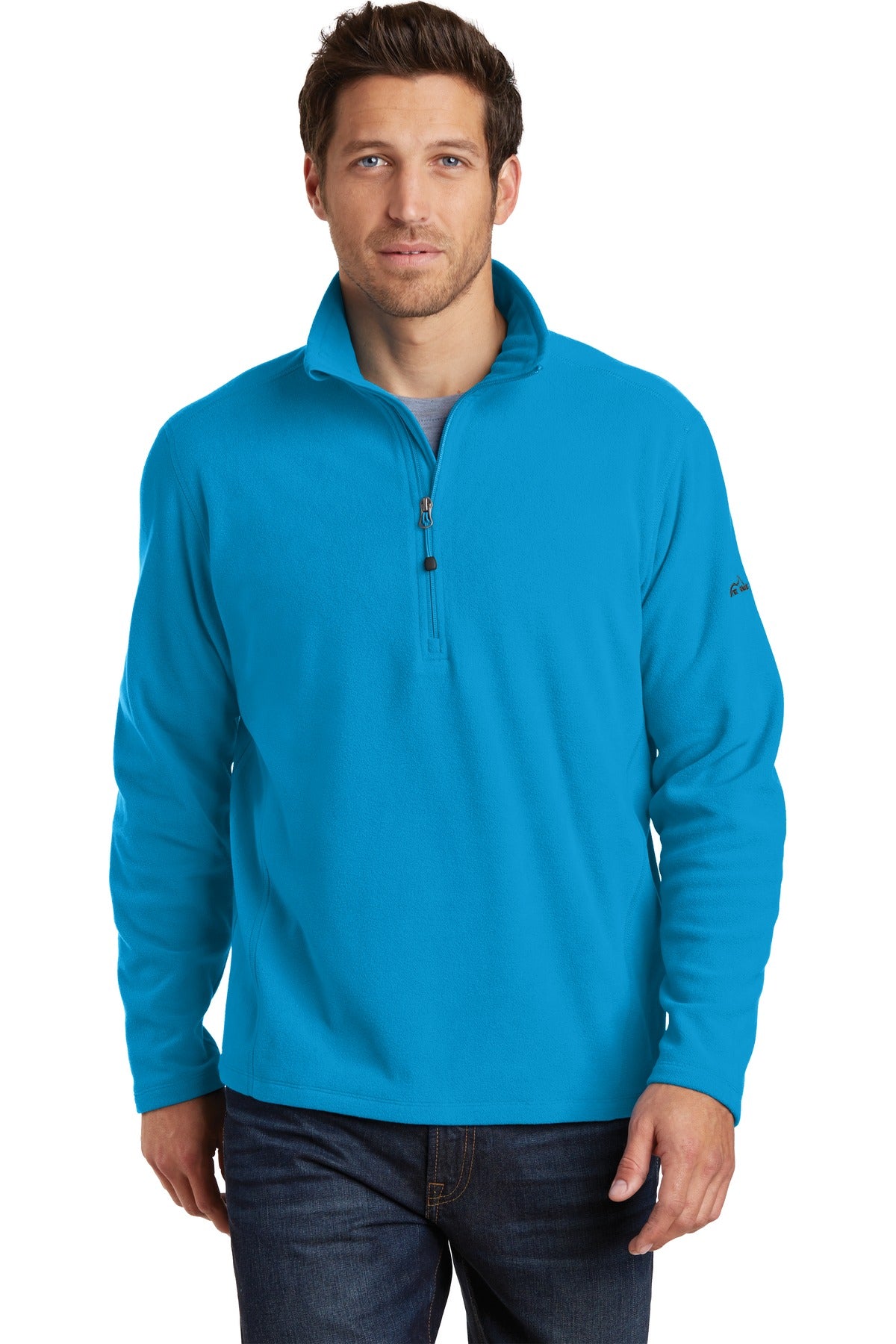 Warmth and comfort-without the bulk. With flatlock stitching - Peak Blue