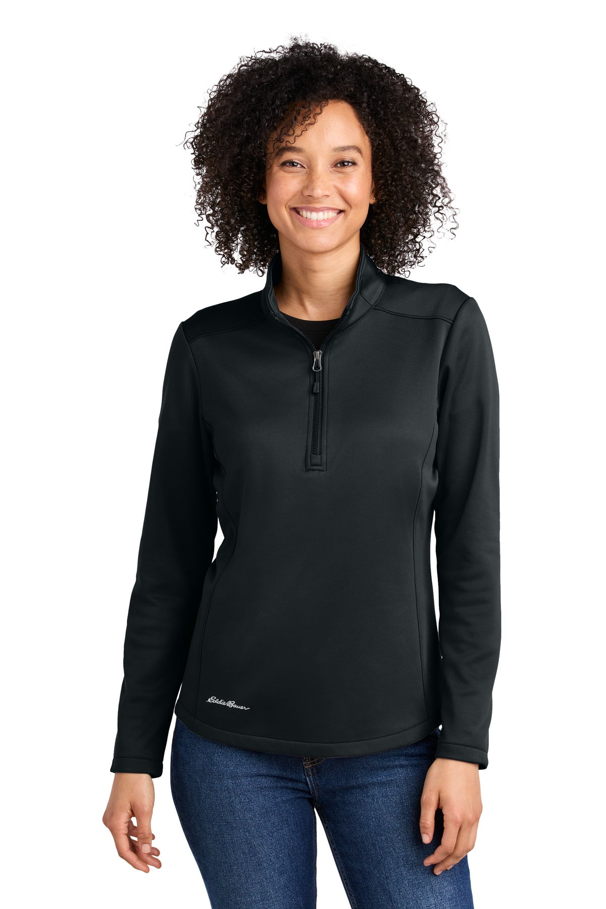 Built for versatility this smooth-faced brushed-back fleece - Black