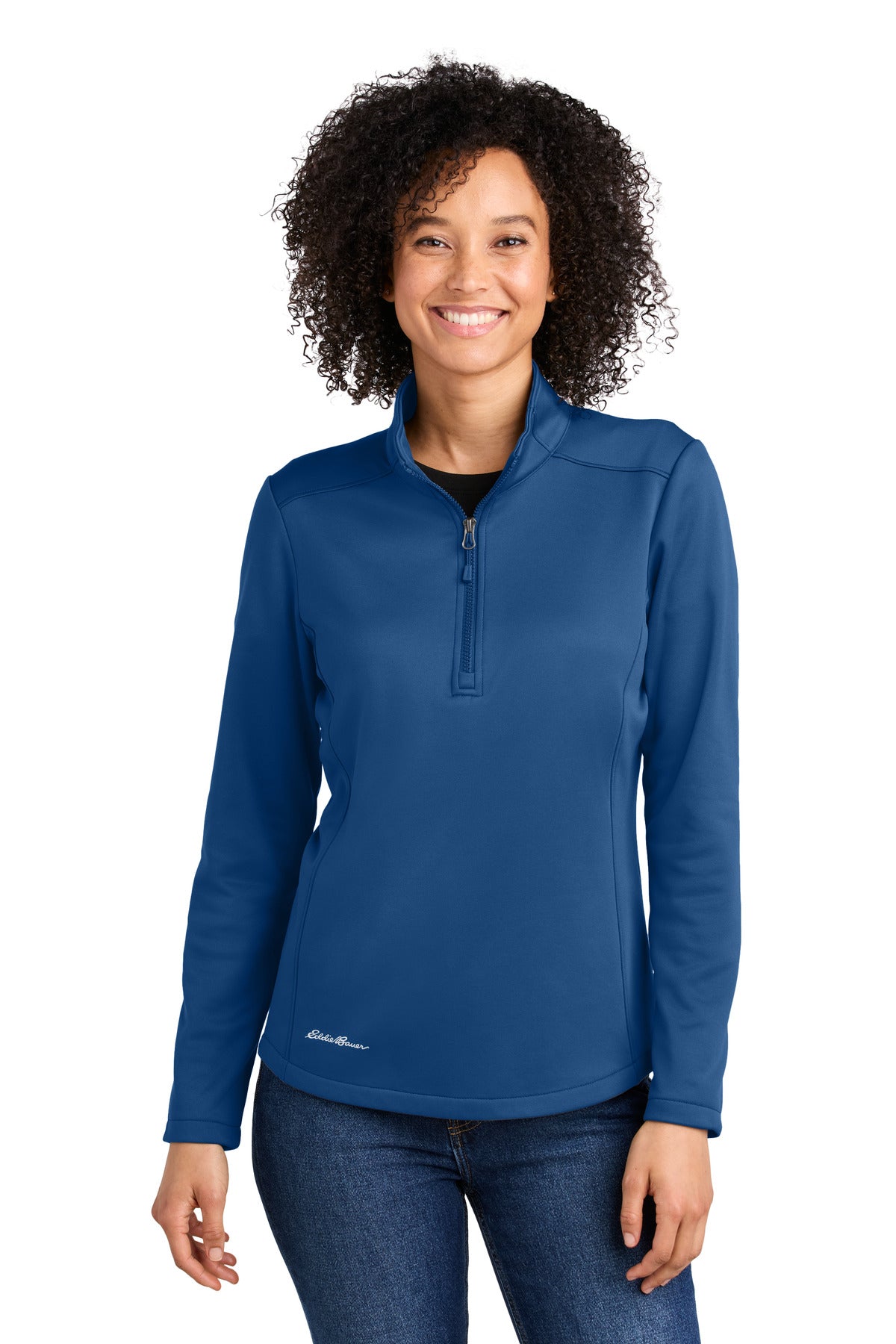 Built for versatility this smooth-faced brushed-back fleece - Cobalt Blue