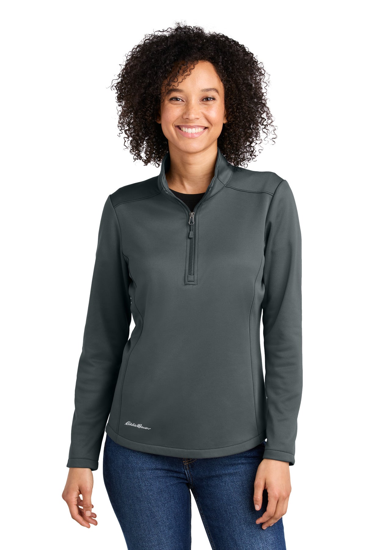 Built for versatility this smooth-faced brushed-back fleece - Iron Gate
