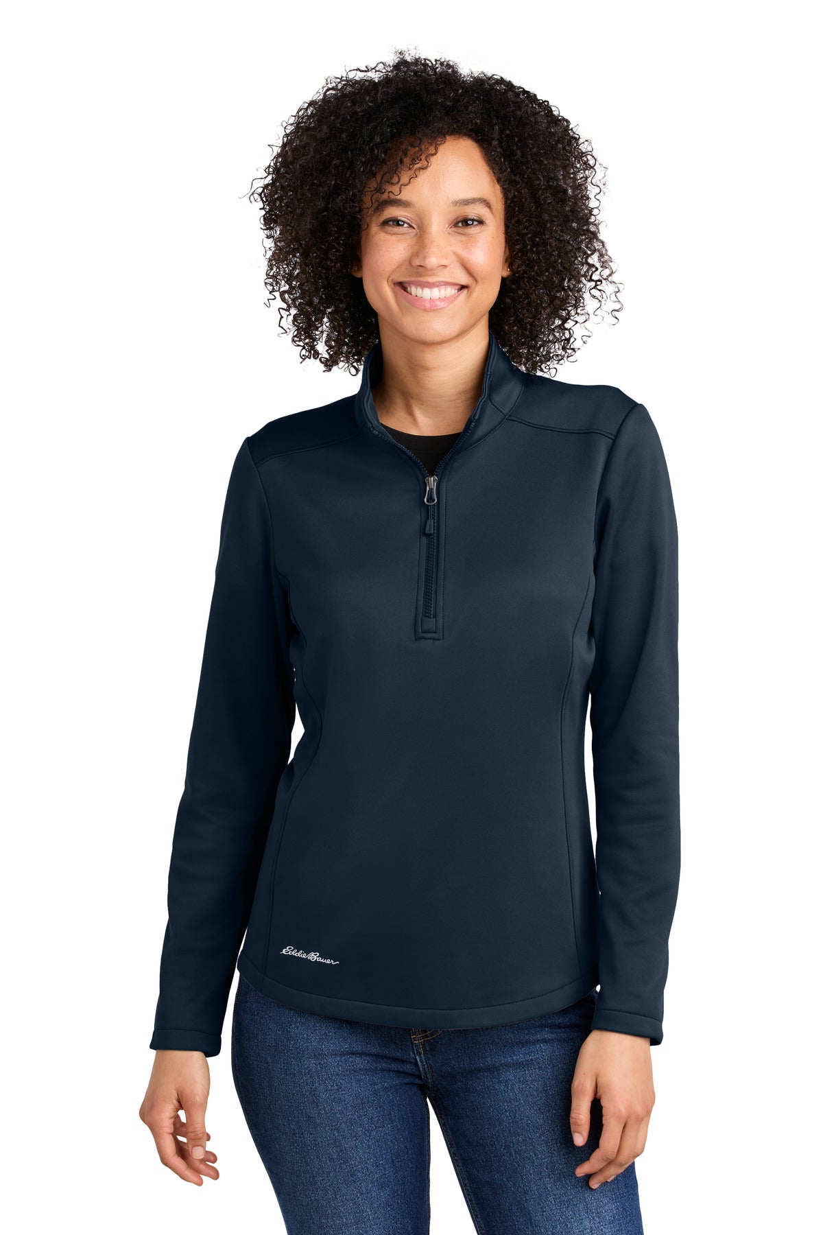 Built for versatility this smooth-faced brushed-back fleece - River Blue Navy