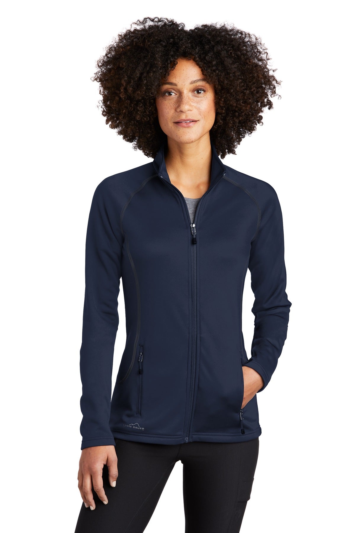 Built for versatility this smooth-faced brushed back fleece - River Blue Navy