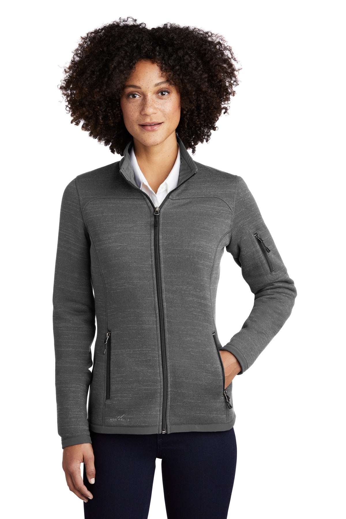 With an authentic outdoorsy lodge look this refined sweater - Dark Grey Heather