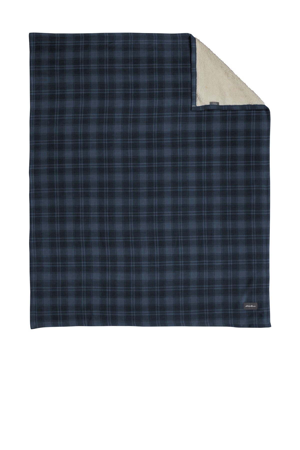 Rugged style meets soft warmth in this classic blanket that' - River Blue Navy/ Bone