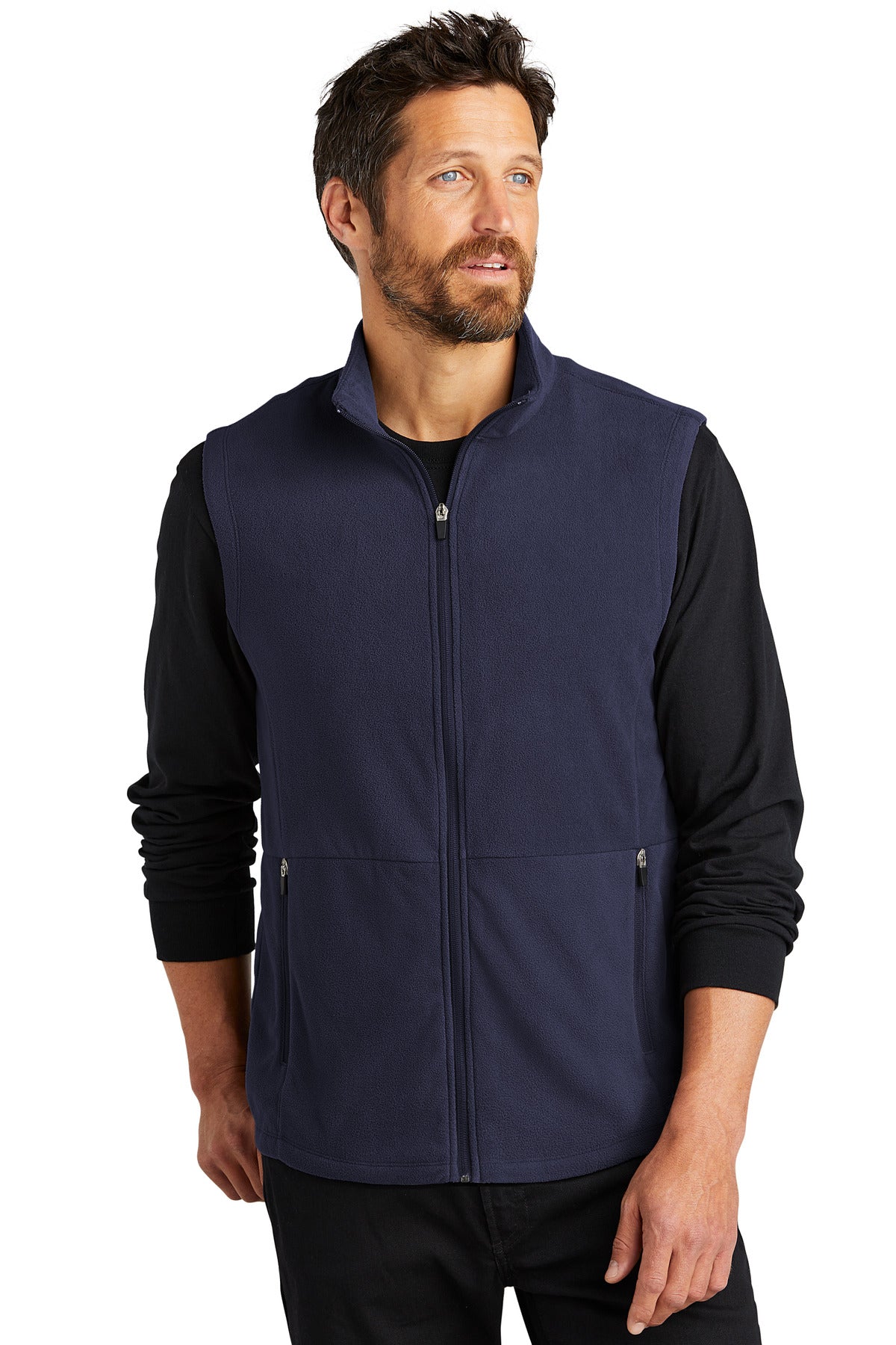 Soft lightweight and low-profile this anti-pill microfleece - Navy