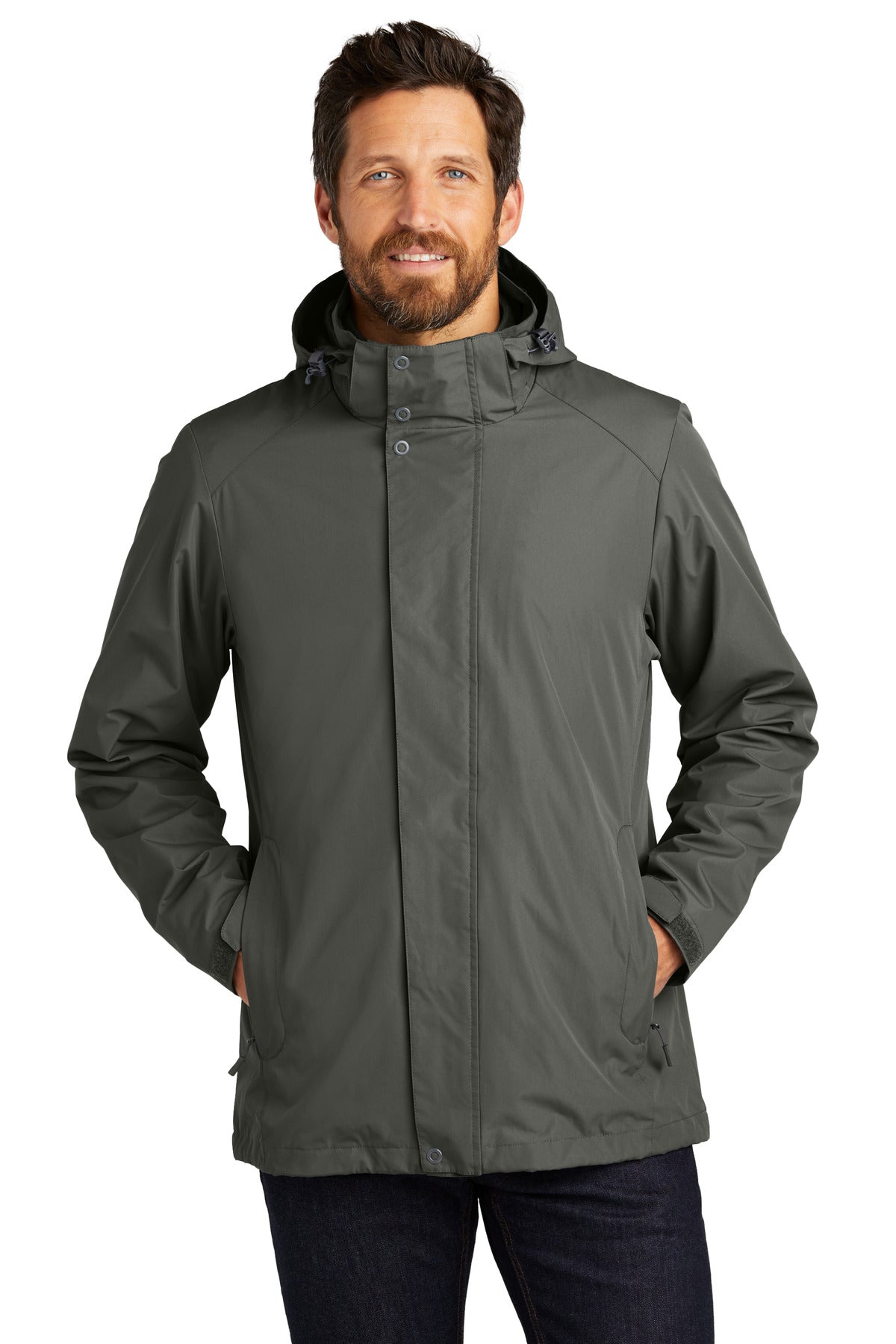 This 3-in-1 jacket outsmarts the cold with all-weather versa - Storm Grey