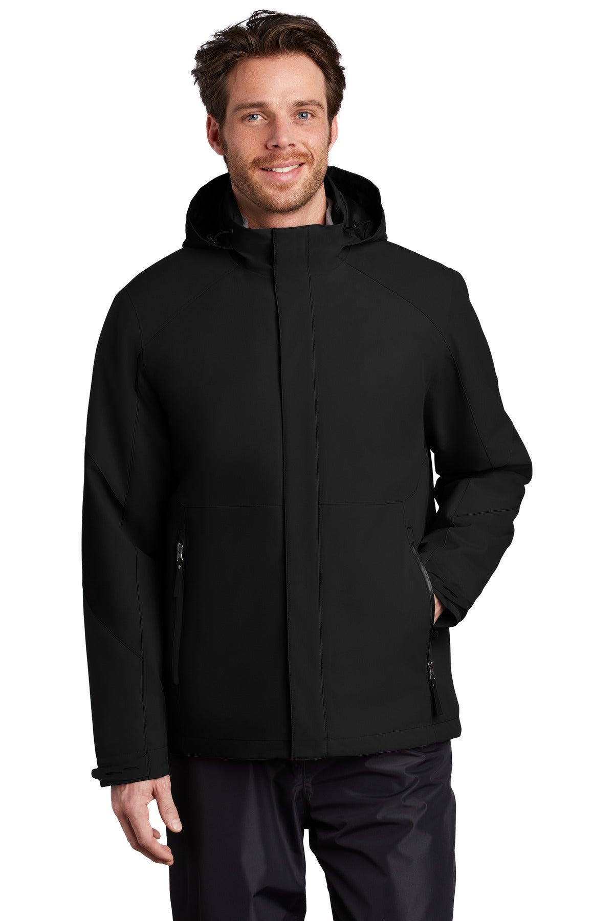 A weapon against cold and wet this insulated tech jacket del - Deep Black