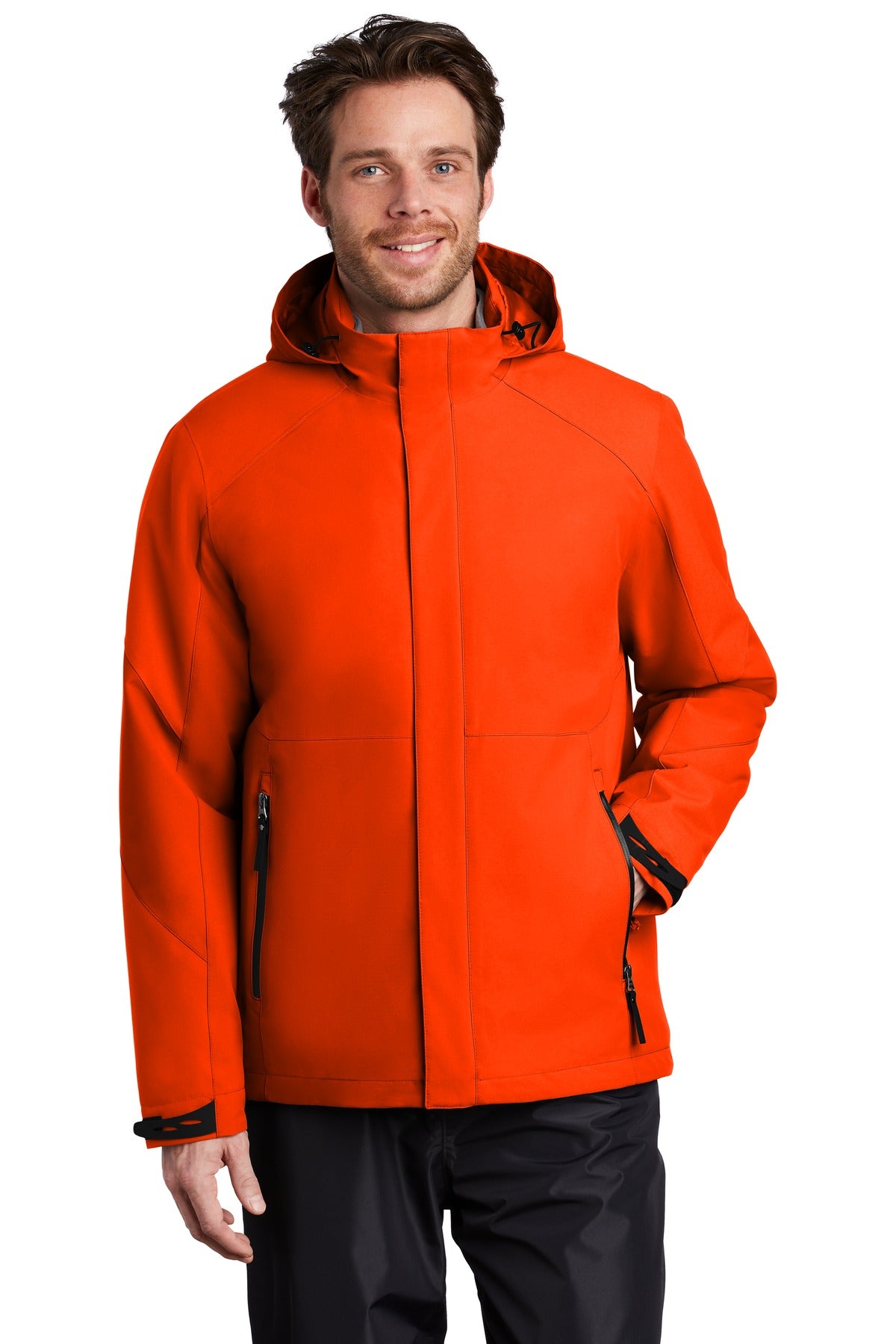 A weapon against cold and wet this insulated tech jacket del - Fire Orange