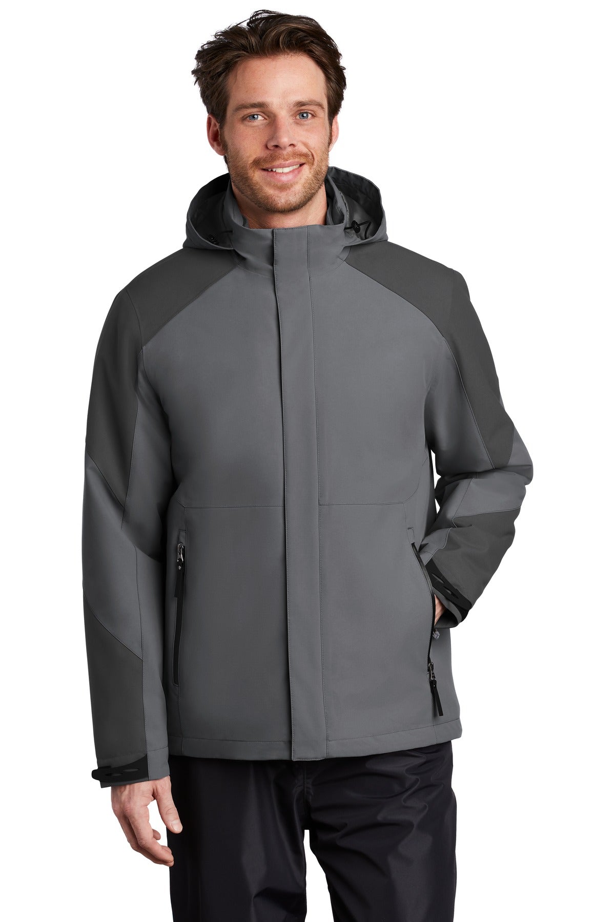 A weapon against cold and wet this insulated tech jacket del - Shadow Grey/ Storm Grey