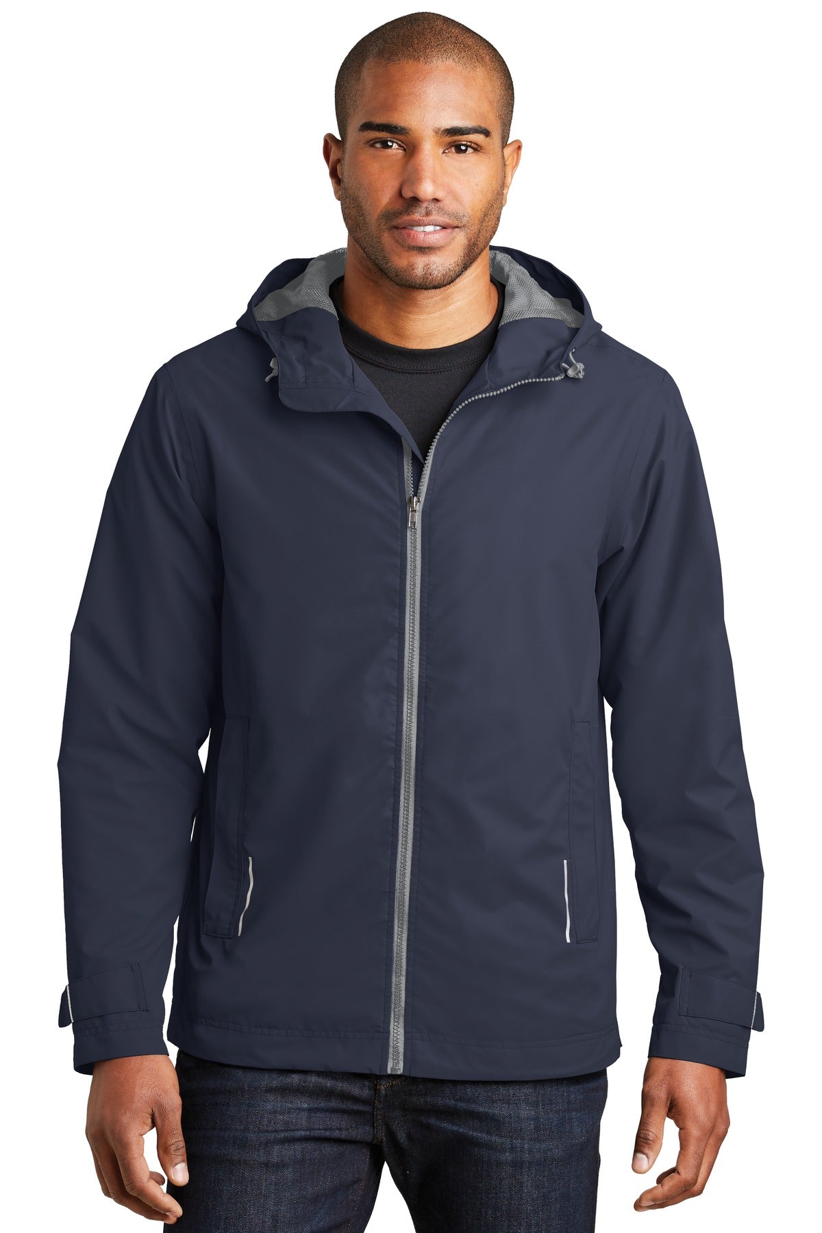 We reinvented our classic rain jacket with this critically s - Navy