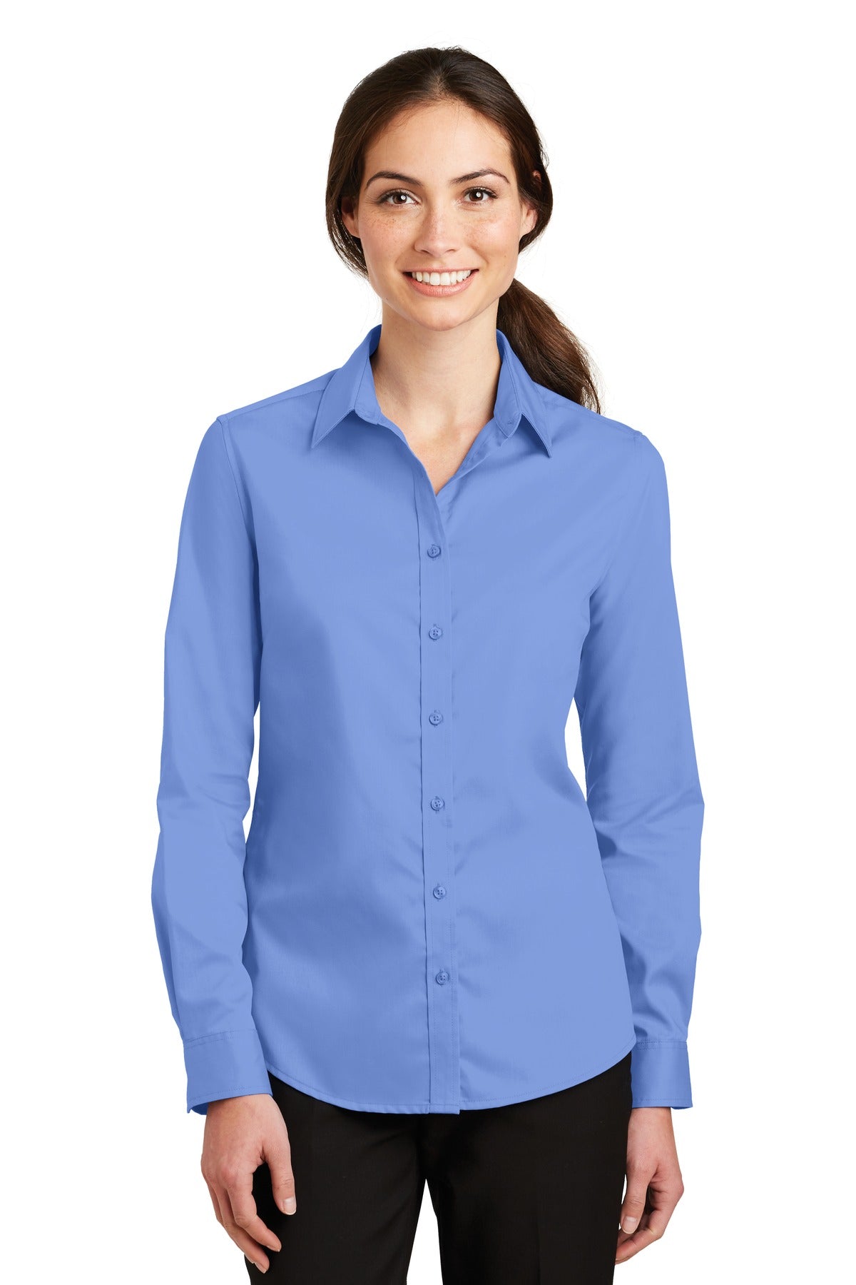A heavy hitter in performance our SuperPro Twill Shirt easil - Ultramarine Blue