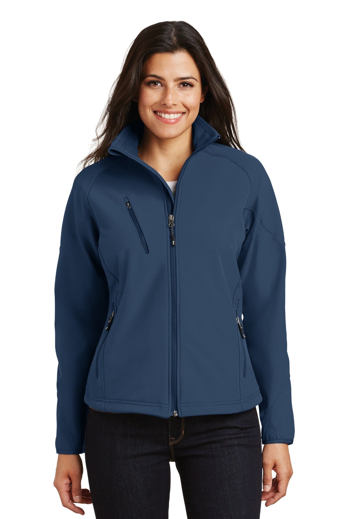 Perfect for everyday wear our soft shell jackets have an und - Insignia Blue