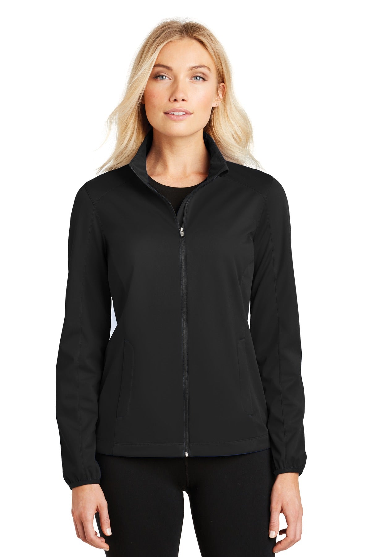 Our budget-friendly soft shell is made for dashing to the of - Deep Black